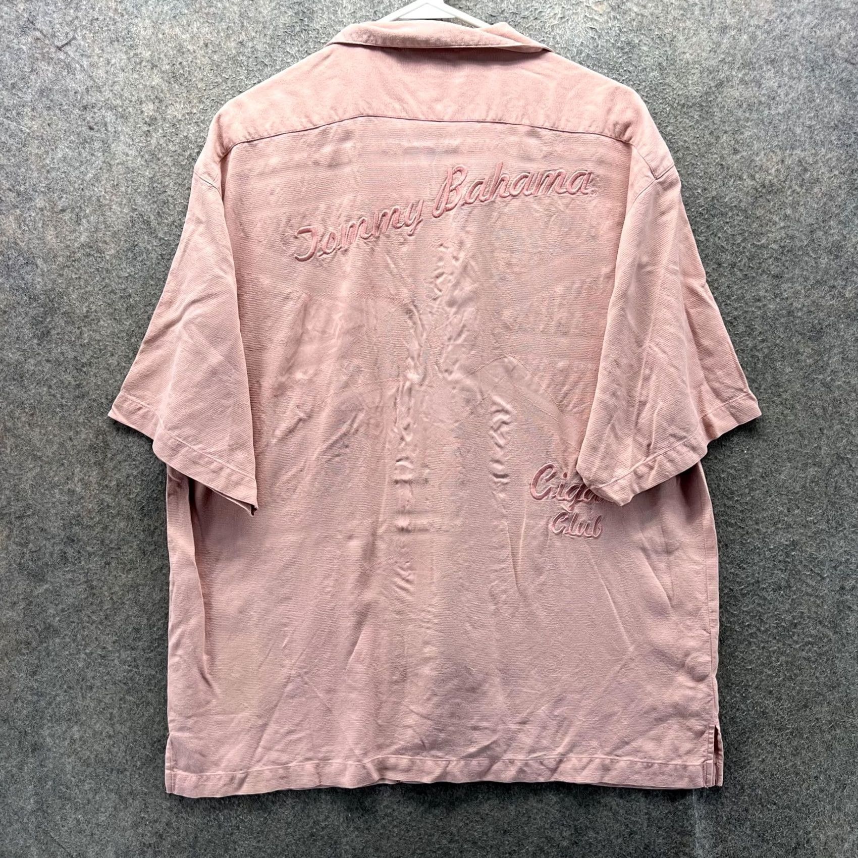 Tommy Bahama Tommy Bahama Shirt Mens XL Pink Silk Camp Short Sleeve Button Front Casual Size US XL / EU 56 / 4 - 7 Thumbnail