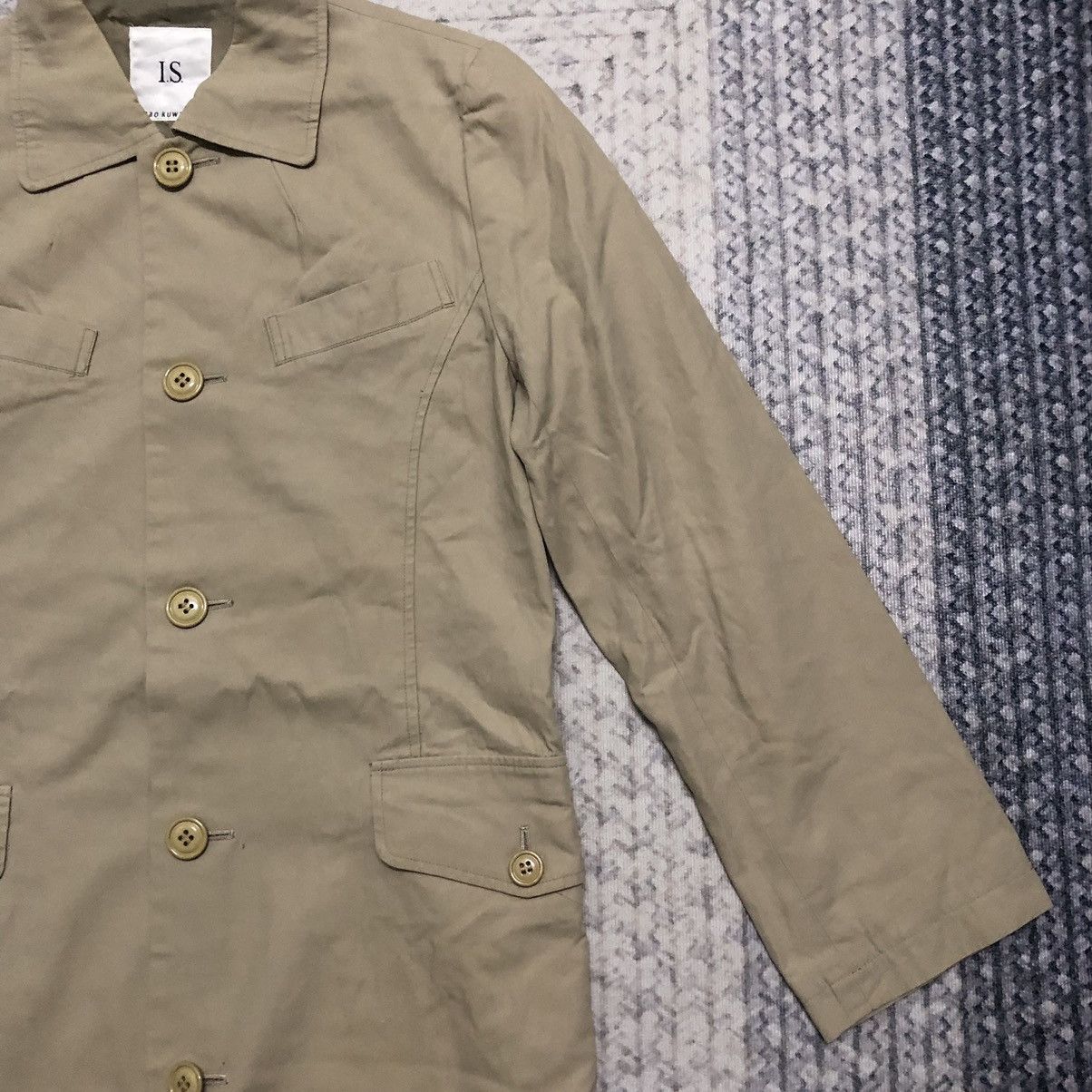 Issey Miyake × Japanese Brand Rare Distressed I.S. Sunao Kuwahara Long Jacket Size US XS / EU 42 / 0 - 6 Thumbnail