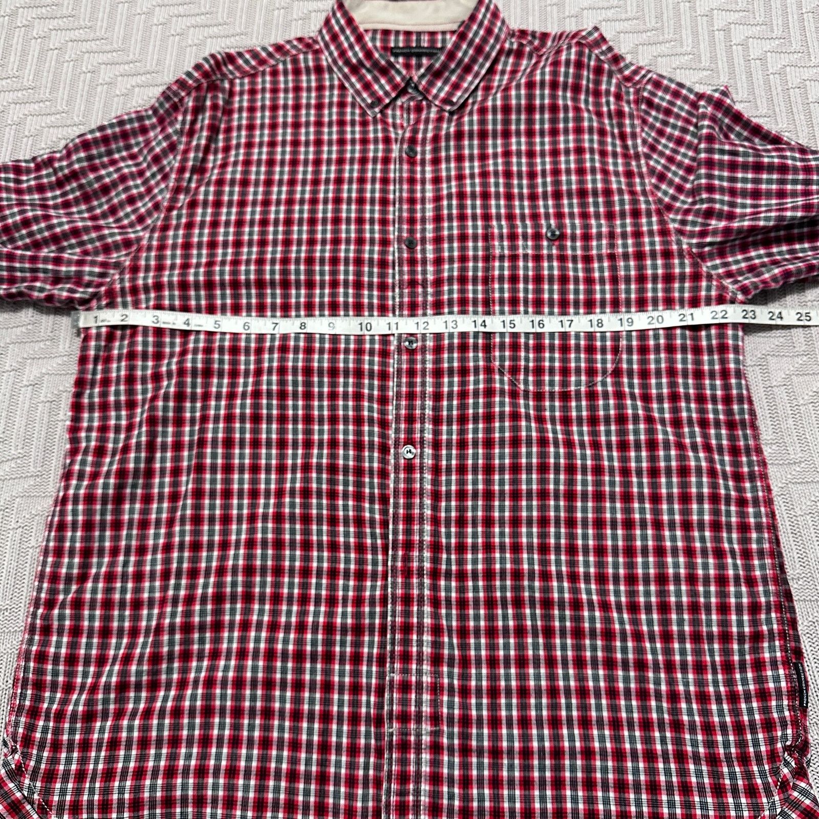 French Connection French Connection red plaid button down Size US XL / EU 56 / 4 - 6 Thumbnail