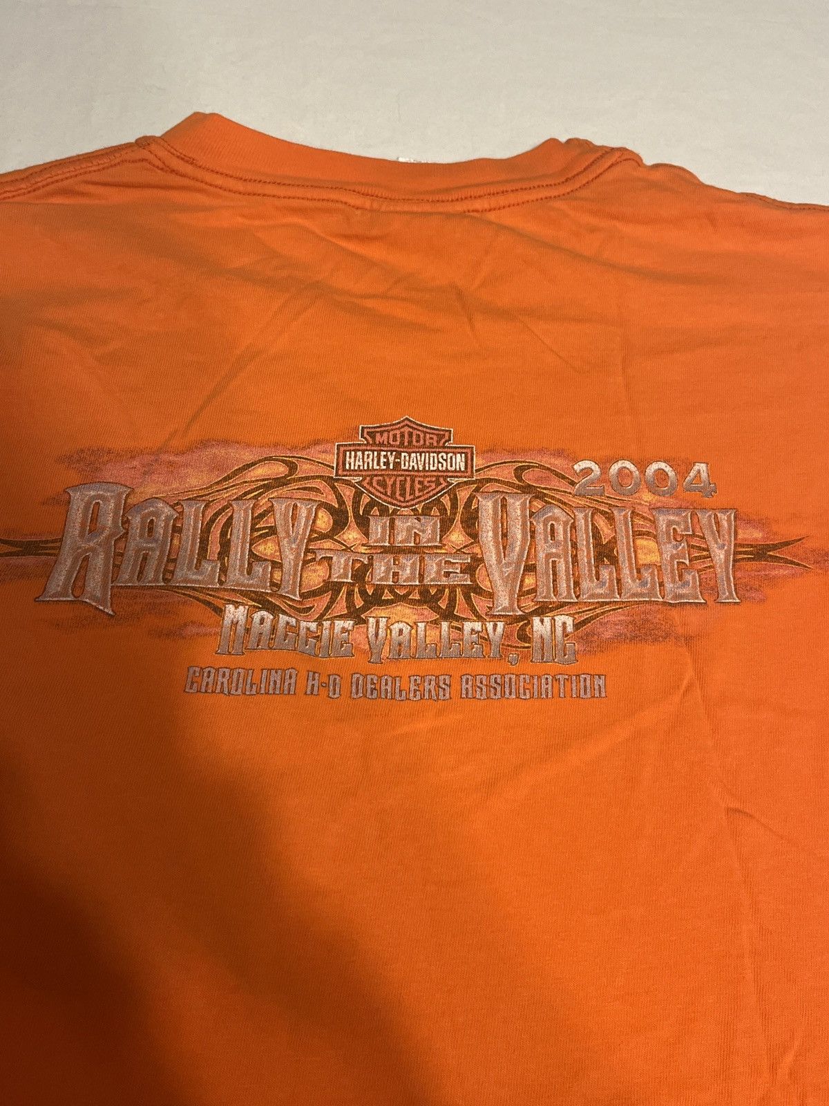 Harley Davidson × Vintage Vtg distressed Harley Davidson pocket t Size US XL / EU 56 / 4 - 3 Thumbnail