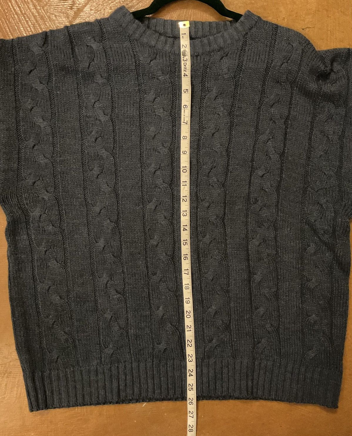 Bugle Boy Bugle Boy Men's Blue Cable Knit Crewneck Sweater Size US XL / EU 56 / 4 - 3 Thumbnail