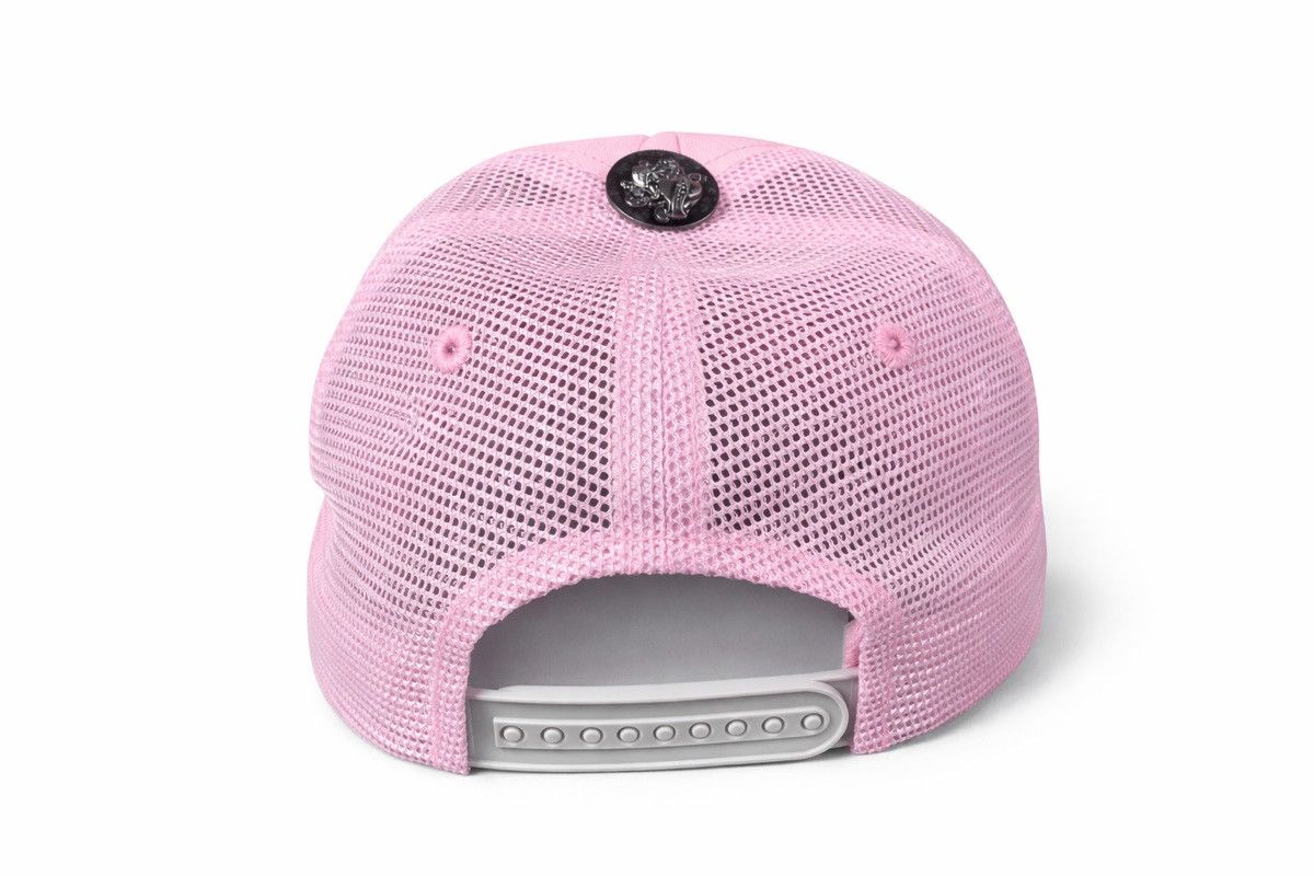 Ed Hardy Vintage Ed Hardy Pink Trucker Cap – Rose Embroidery Snapback Size ONE SIZE - 2 Thumbnail