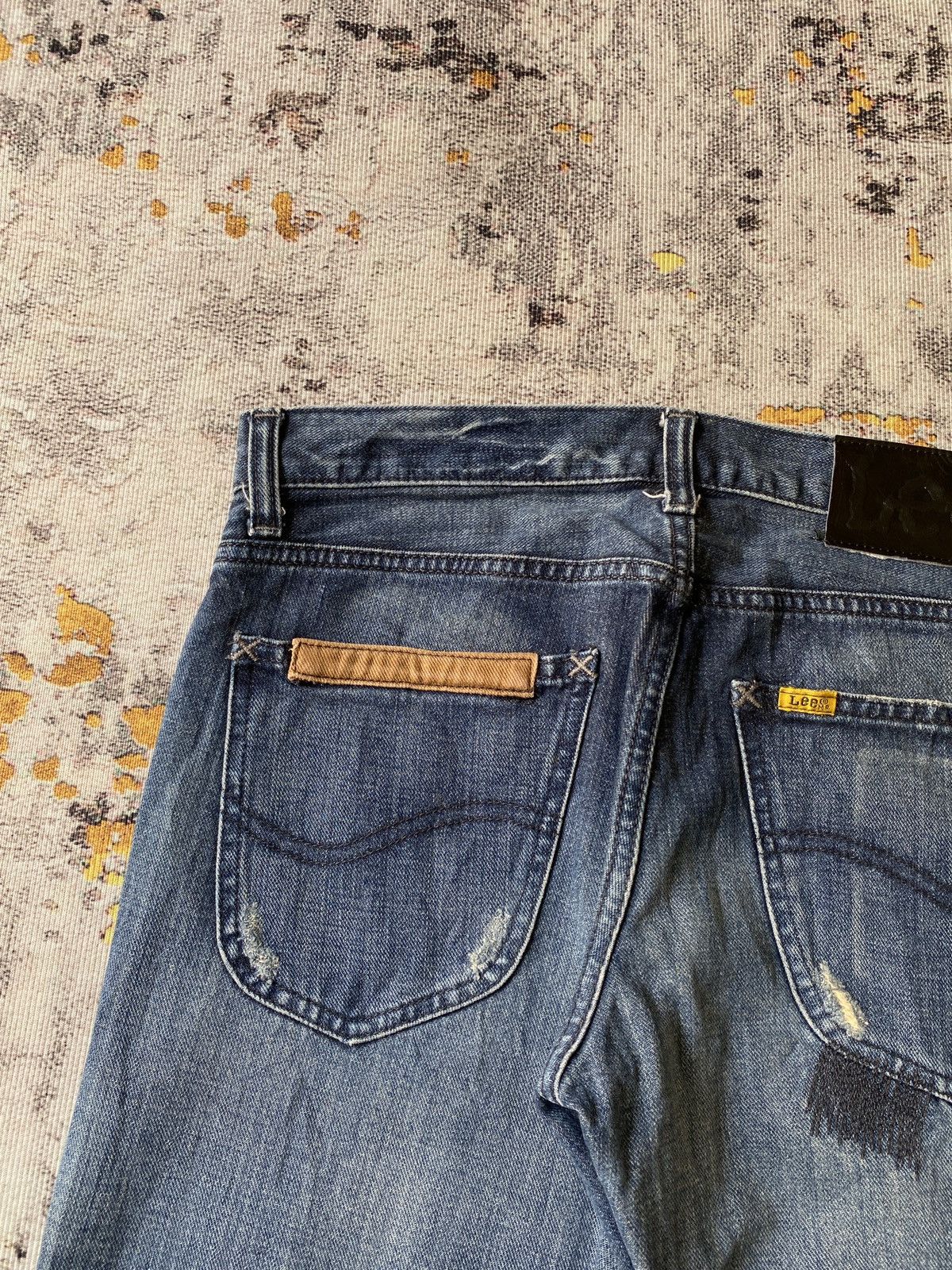 Japanese Brand Lee Distressed Flare Denim Size US 30 / EU 46 - 15 Thumbnail