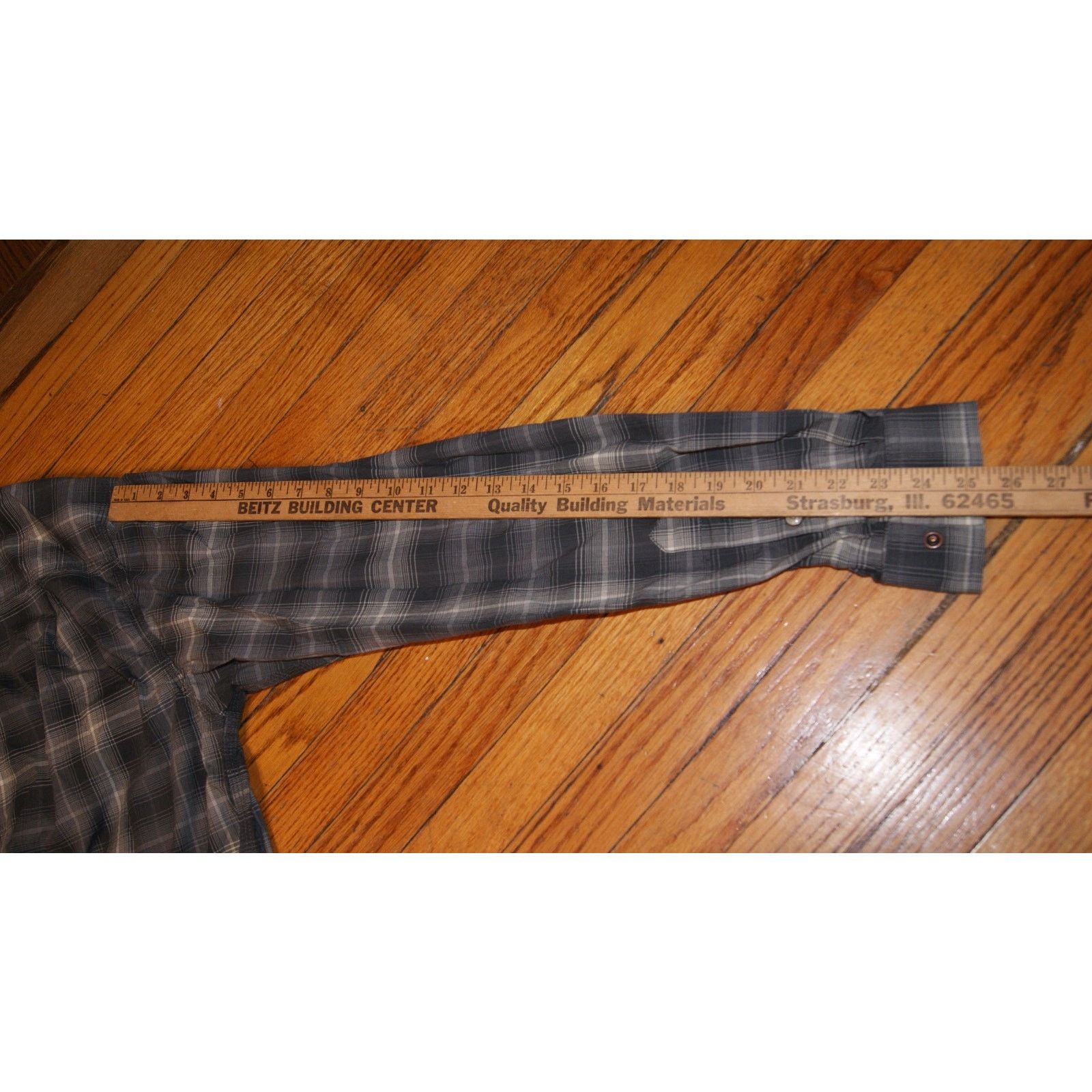 Carhartt Carhartt Western Plaid Shirt Pearl Snap Gray Mens Medium Size US M / EU 48-50 / 2 - 10 Thumbnail