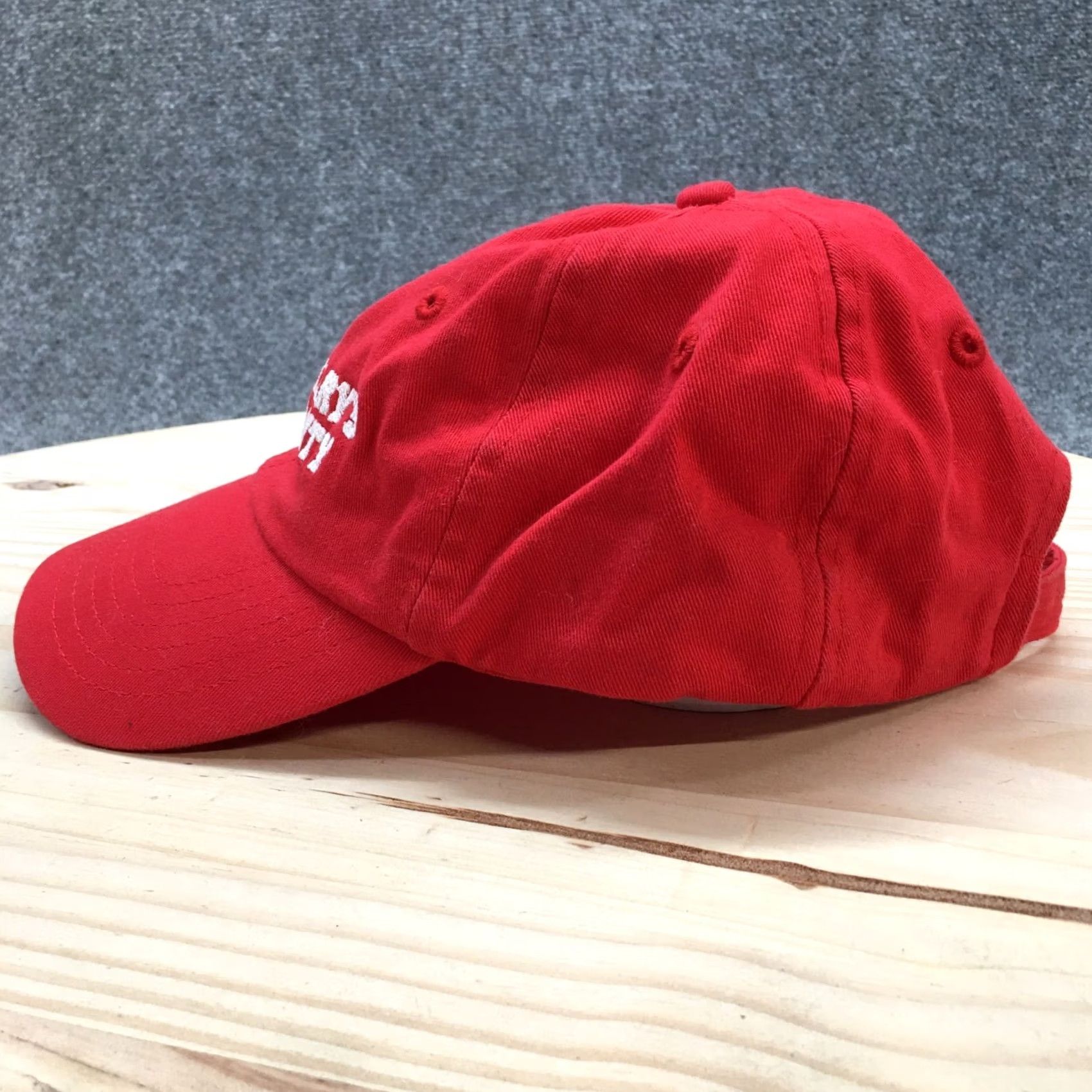 Vintage Saint Mary's University Baseball Cap Hat Mens Red One Size Adjustable Cotton Size ONE SIZE - 4 Thumbnail