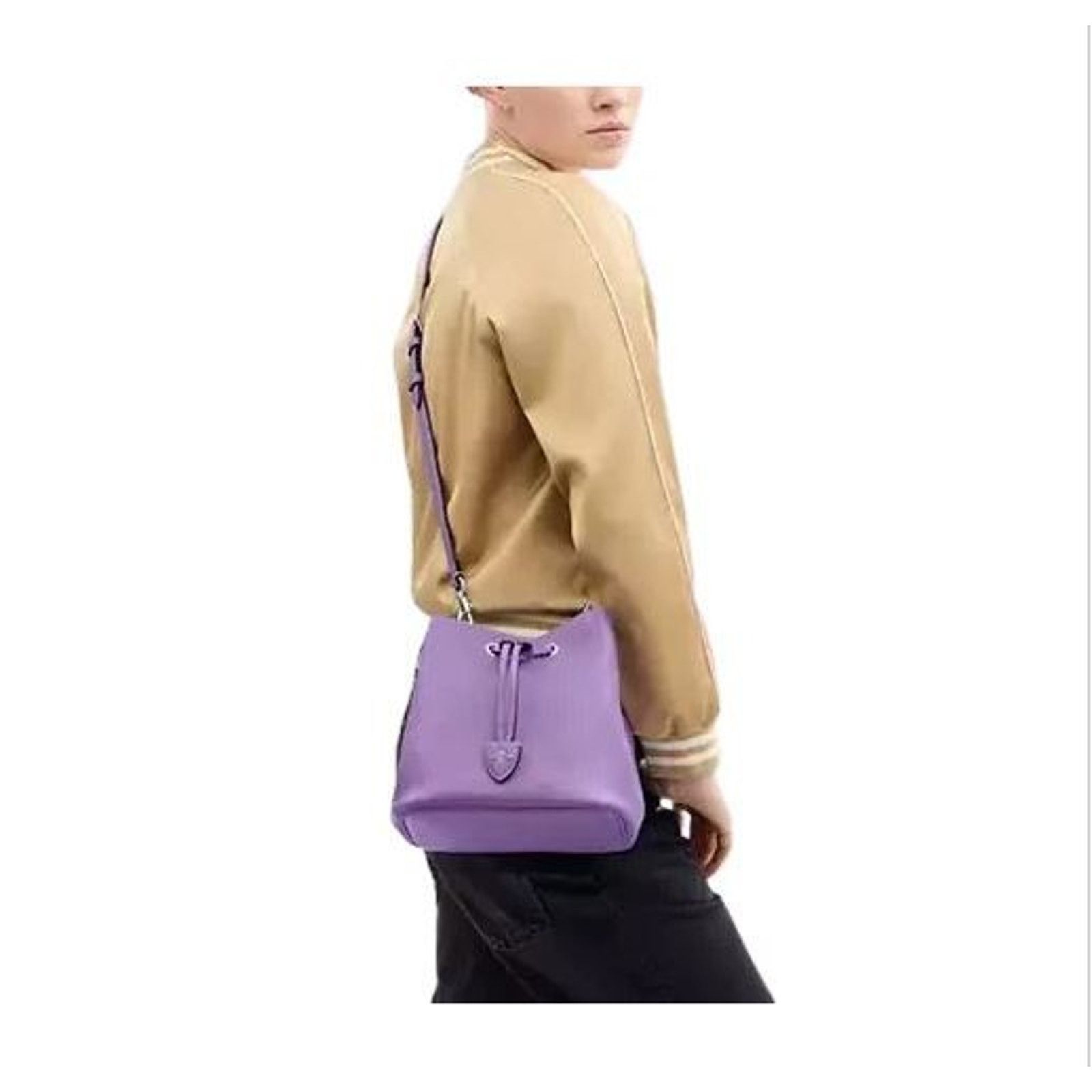 Coach Coach CBH06 Rowan Bucket Bag Double Face Pebble Leather Iris Size ONE SIZE - 7 Thumbnail