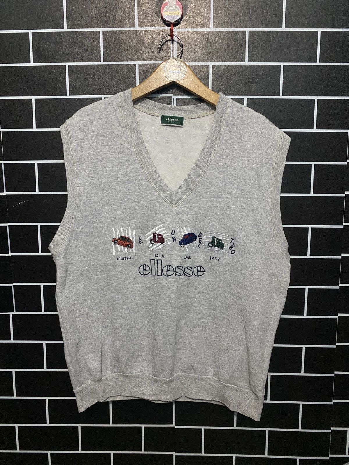 Ellesse Ellesse golf vest sweater vintage Size US L / EU 52-54 / 3 - 2 Thumbnail
