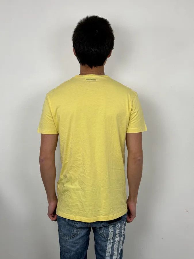 Dsquared2 SS2017 DSquared2 Yellow Pinstriped T-Shirt Size US M / EU 48-50 / 2 - 3 Thumbnail