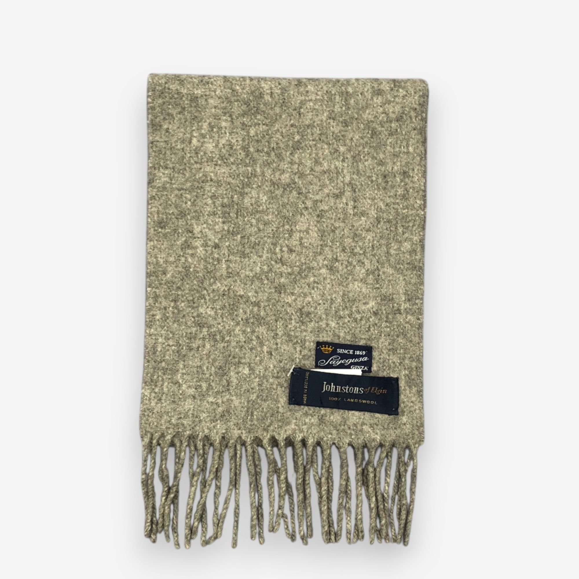 Johnstons Of Elgin Vintage Johnstons Scarf Muffler Wool Winter Scarves Size ONE SIZE - 3 Thumbnail
