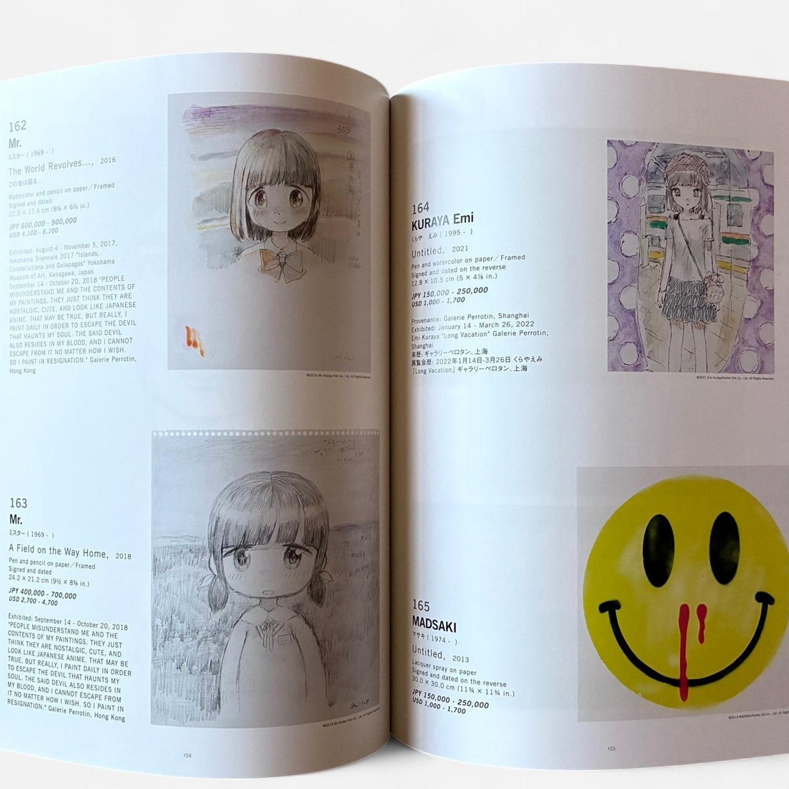 Andy Warhol × Kaws × Keith Haring Yara Yoshitomo, KAWS & more SBI ART AUCTION Art Book Size ONE SIZE - 4 Thumbnail