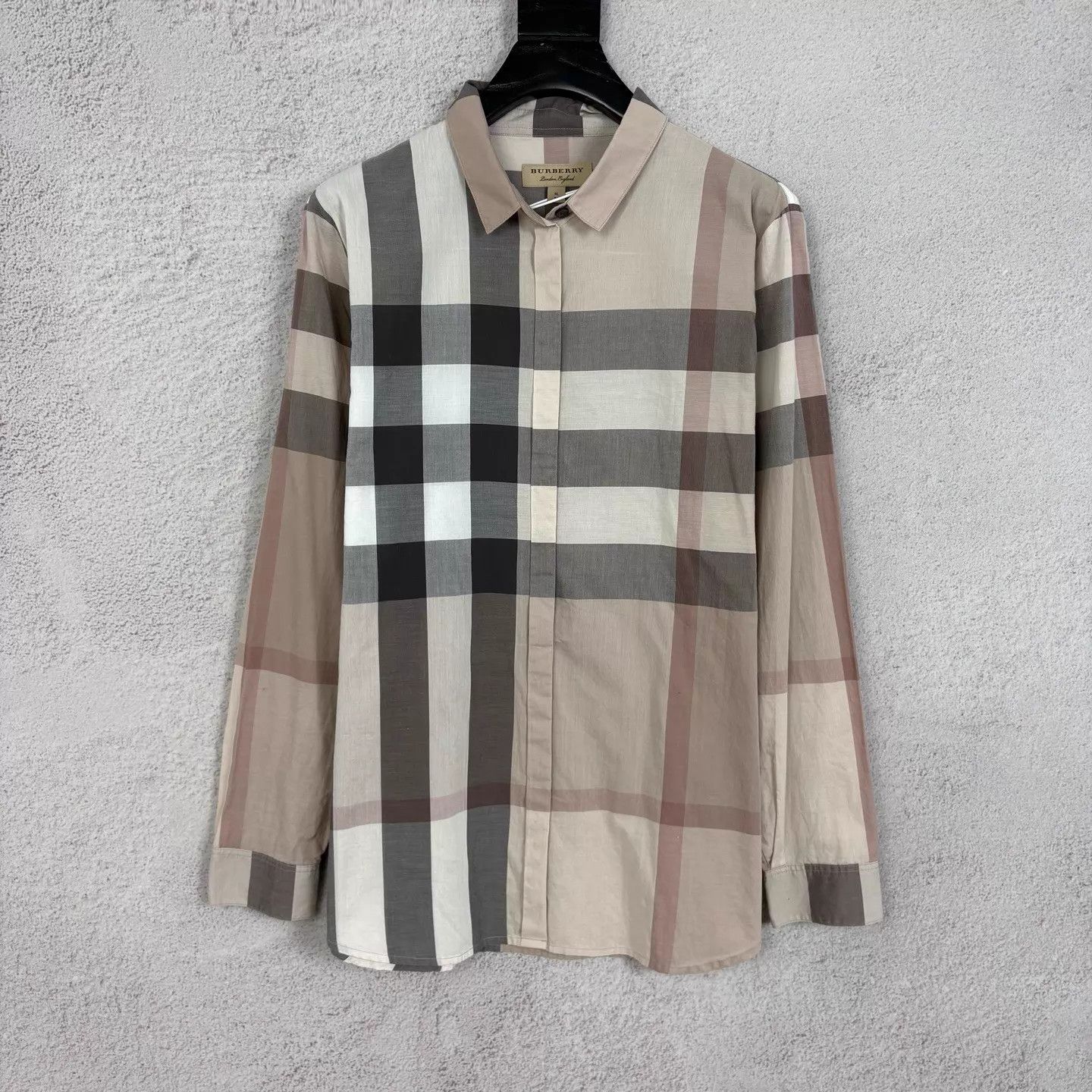 Burberry Burberry check button-down shirt light khaki XL Size XL / US 12-14 / IT 48-50 - 1 Thumbnail