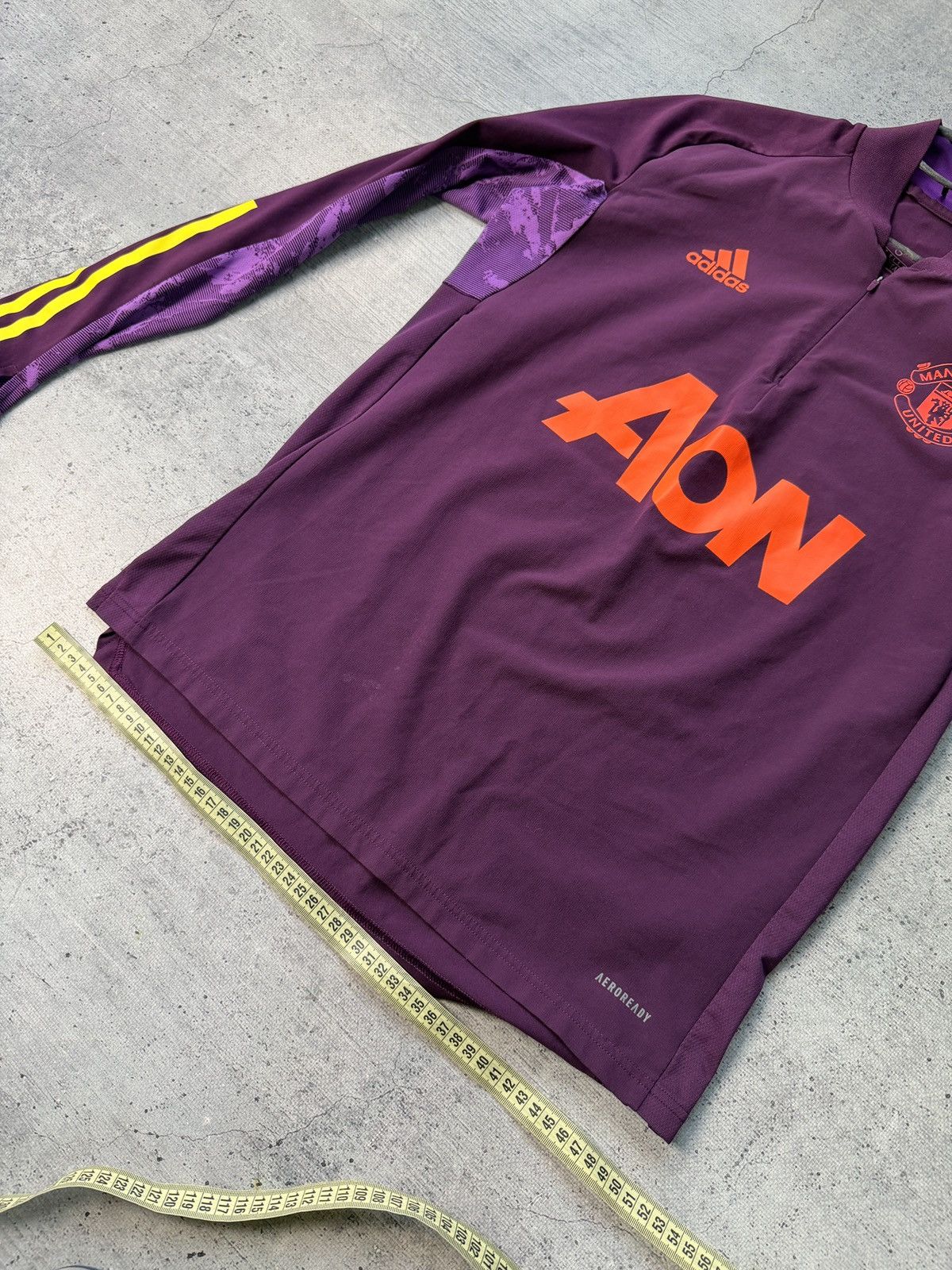 Adidas Adidas Manchester United Long Sleeve Tshirt Size US S / EU 44-46 / 1 - 12 Thumbnail