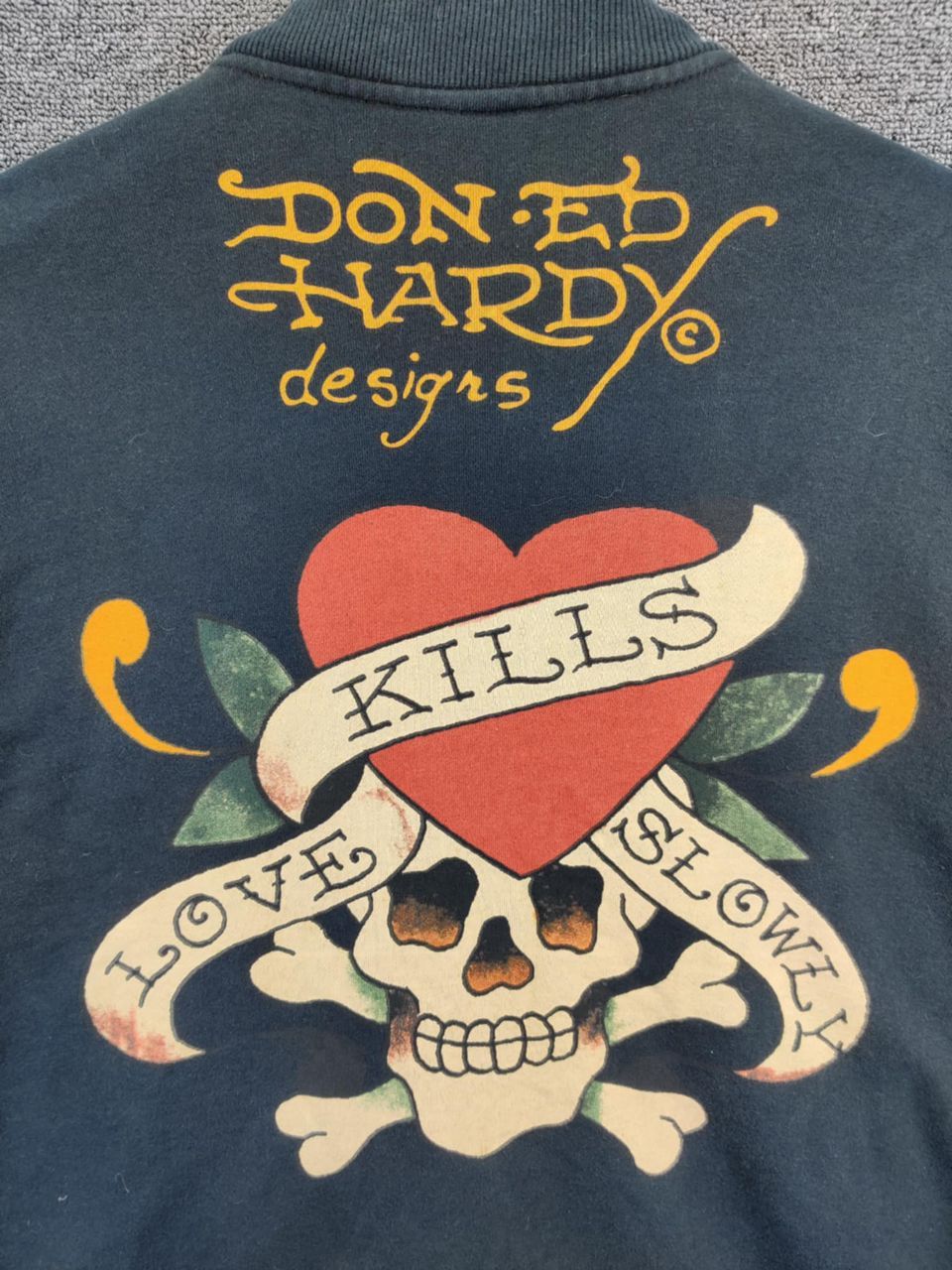 Ed Hardy Ed Hardy Christian Audigier Love Kills Sweater Jacket Size US L / EU 52-54 / 3 - 2 Thumbnail