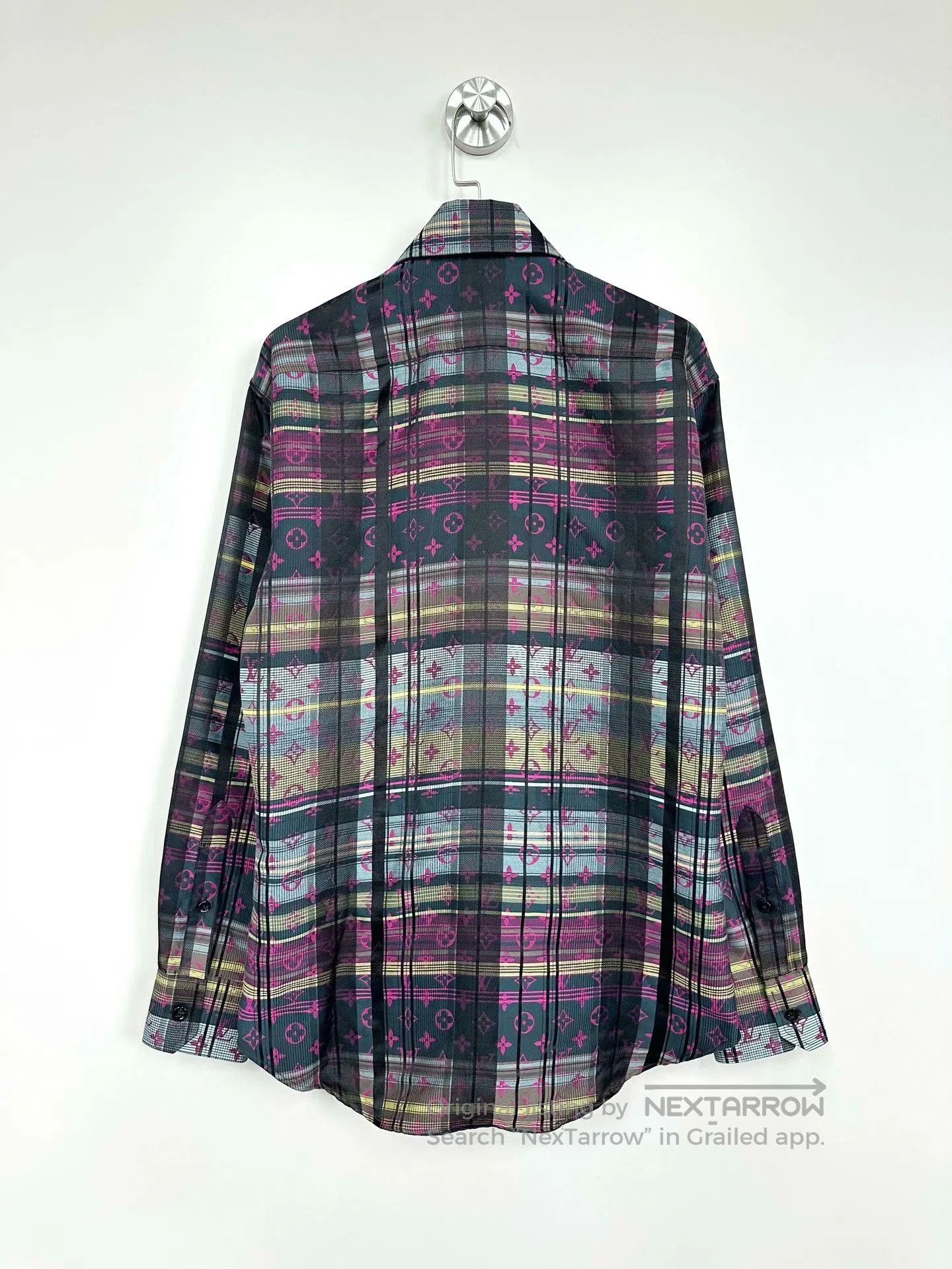 Louis Vuitton Louis Vuitton Neon Plaid Button. Size XS / US 0-2 / IT 36-38 - 2 Thumbnail