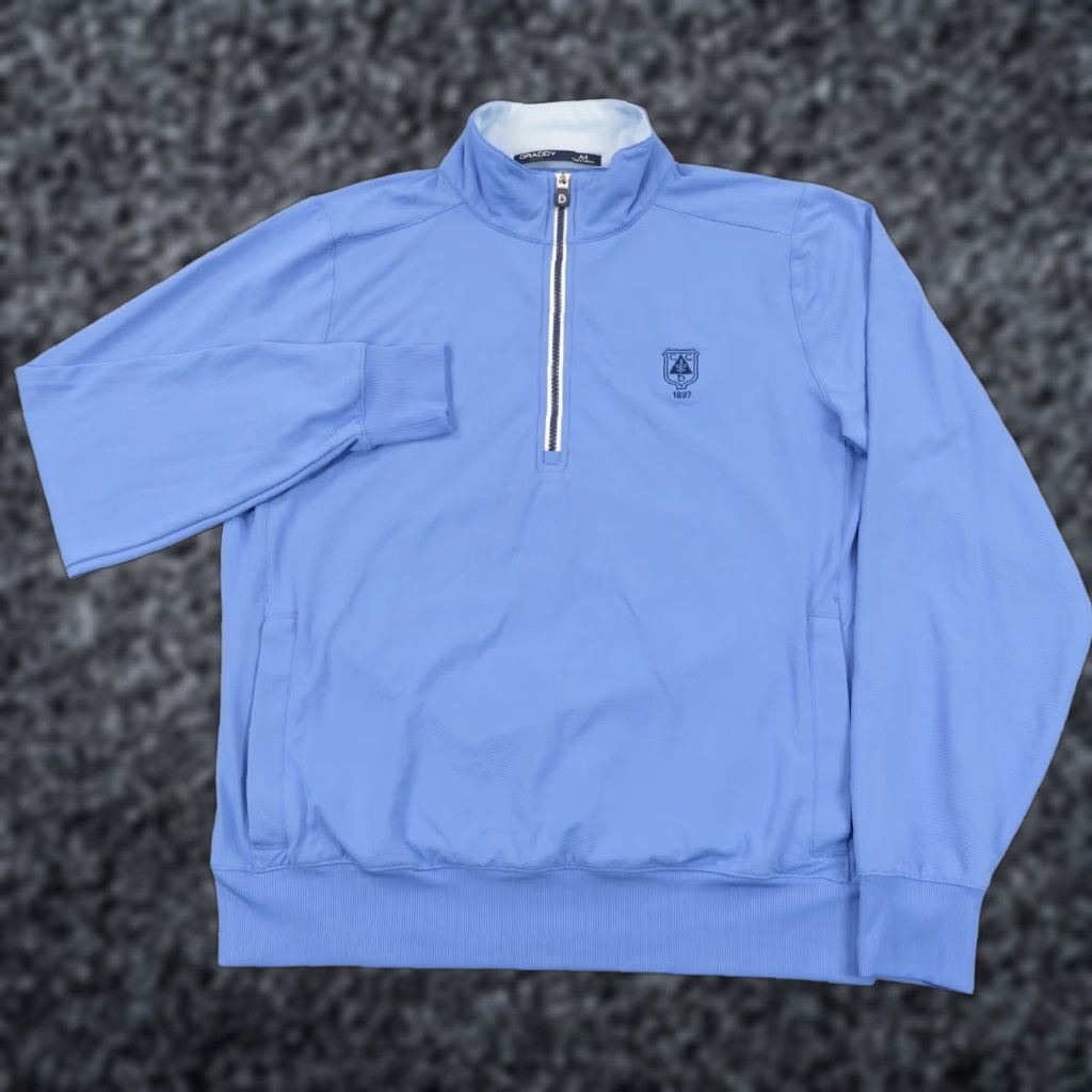 Vintage B Draddy Sweater Mens Medium 1/4 Zip Sport Performance Golf Pullover Detroit CC Shirt Mens Size US M / EU 48-50 / 2 - 1 Thumbnail