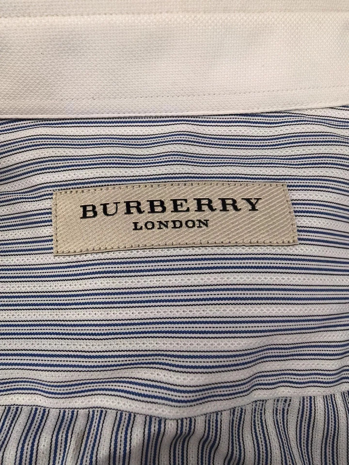 Burberry Burberry Men's Long Sleeve Striped Shirt. Size US M / EU 48-50 / 2 - 4 Thumbnail