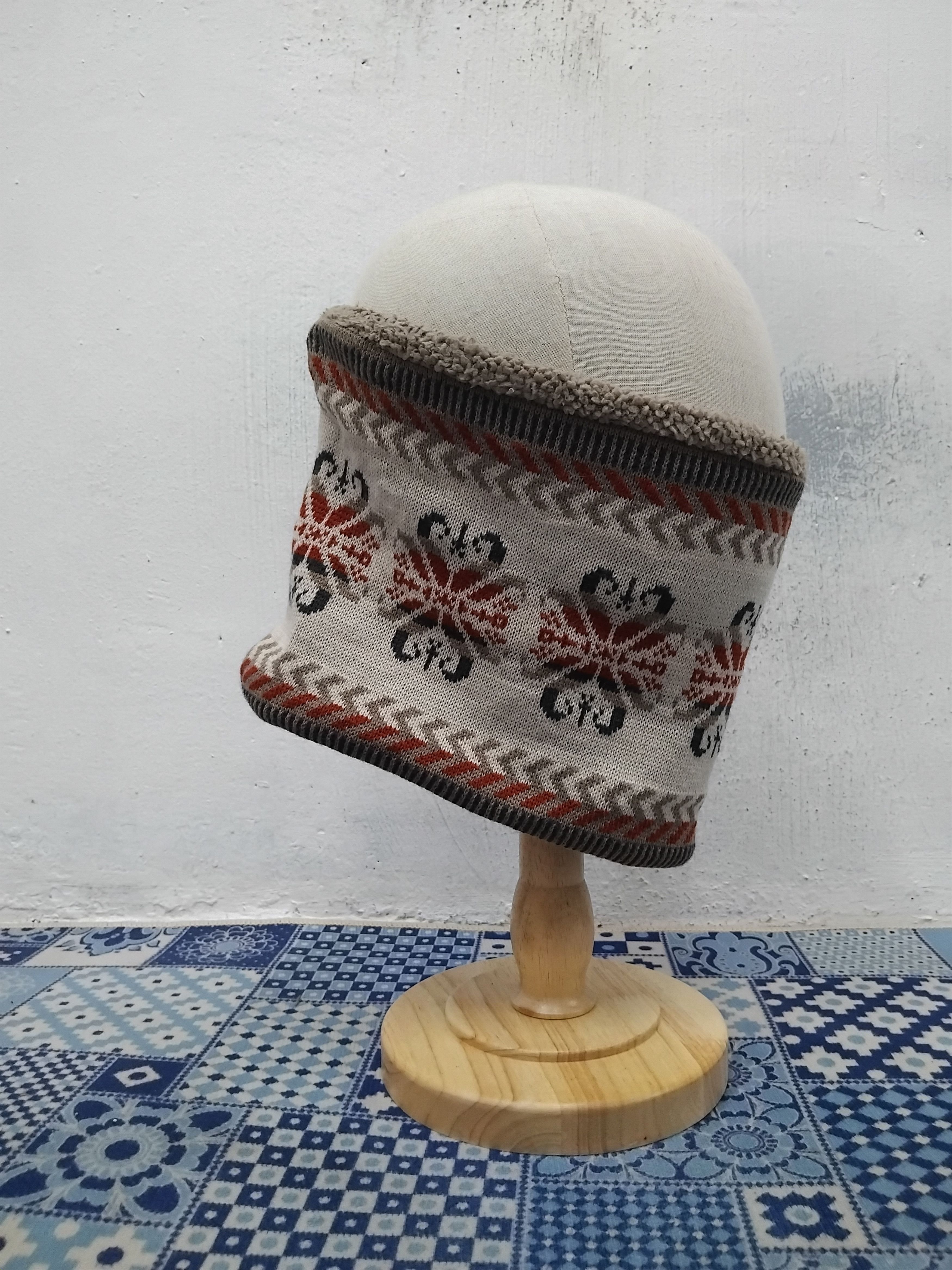 Japanese Brand Abstract Japanese style neck warmer Size ONE SIZE - 3 Thumbnail