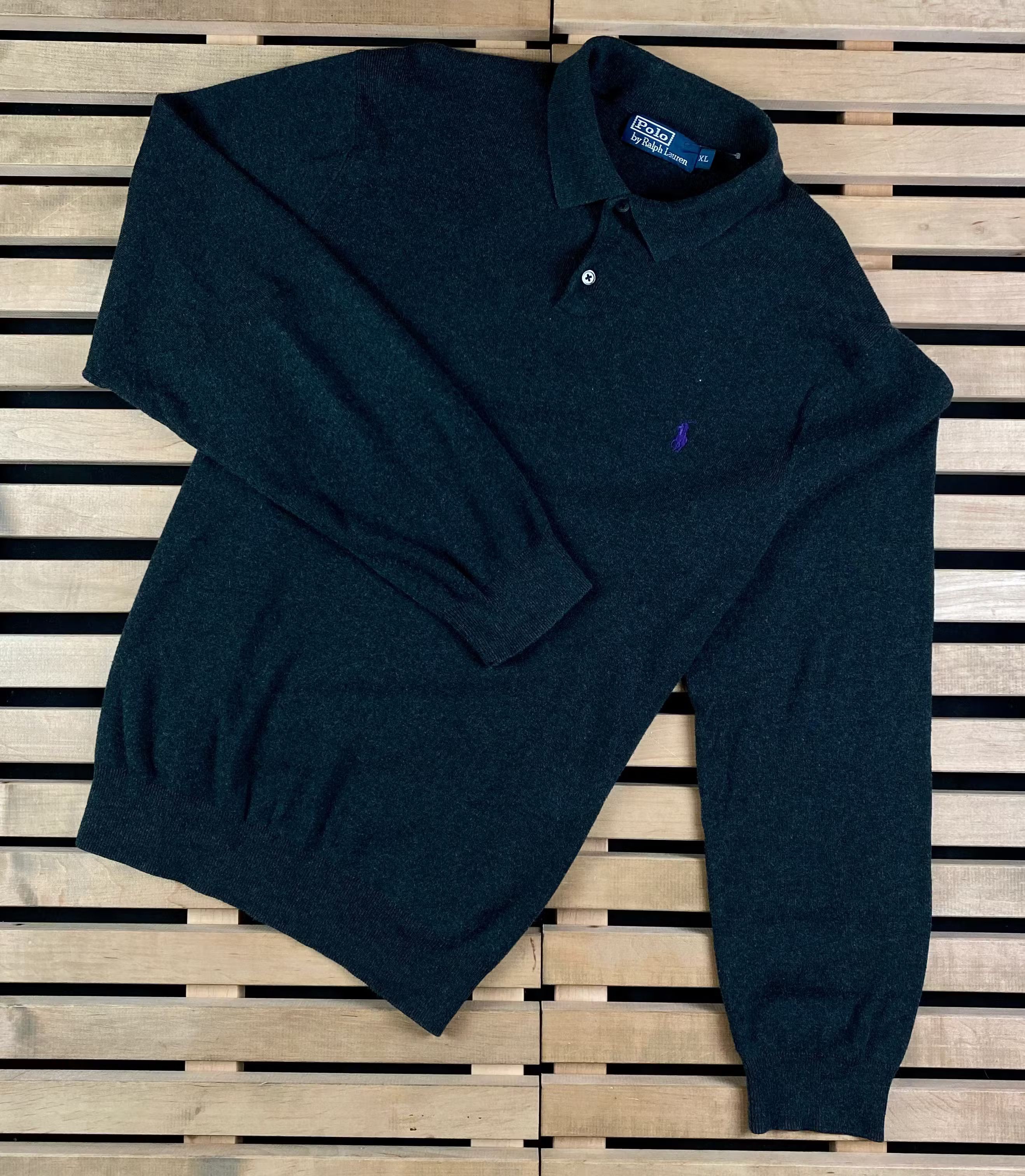 Polo Ralph Lauren × Ralph Lauren × Vintage Men’s Sweater Pullover Polo by Ralph Lauren Vintage Size XL Size US XL / EU 56 / 4 - 1 Thumbnail