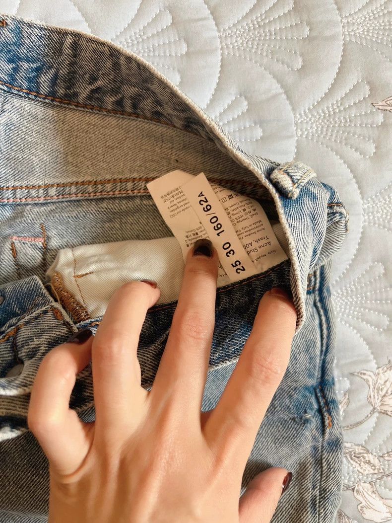 Acne Studios acne studios blue straight-leg jeans 2504-Nextarrow Size US 30 / EU 46 - 5 Thumbnail