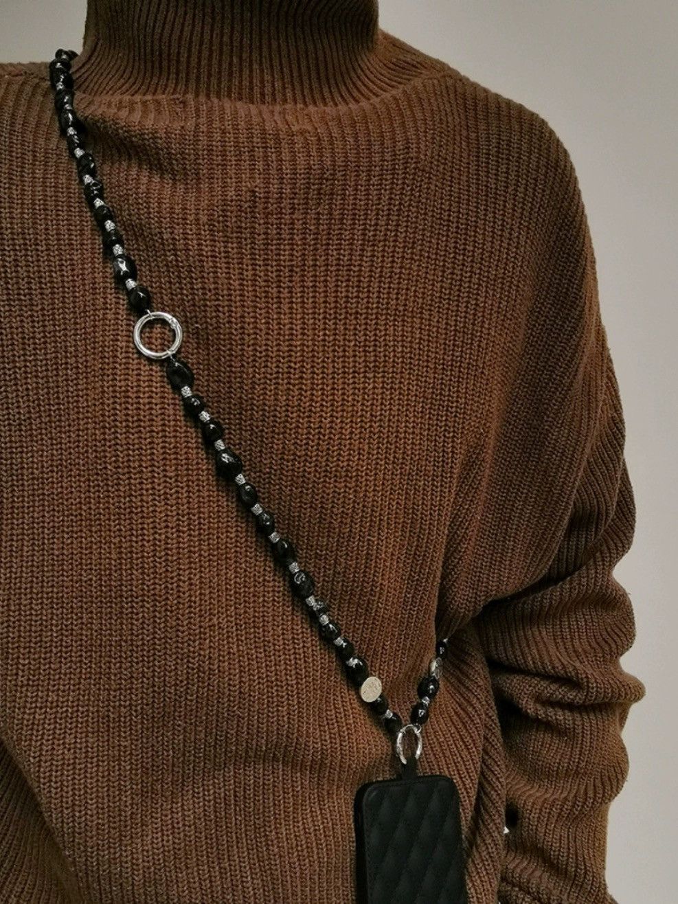 Japanese Brand × Jewelry Outdoor retro punk mixed beads crossbody phone chain strap Size ONE SIZE - 1 Thumbnail