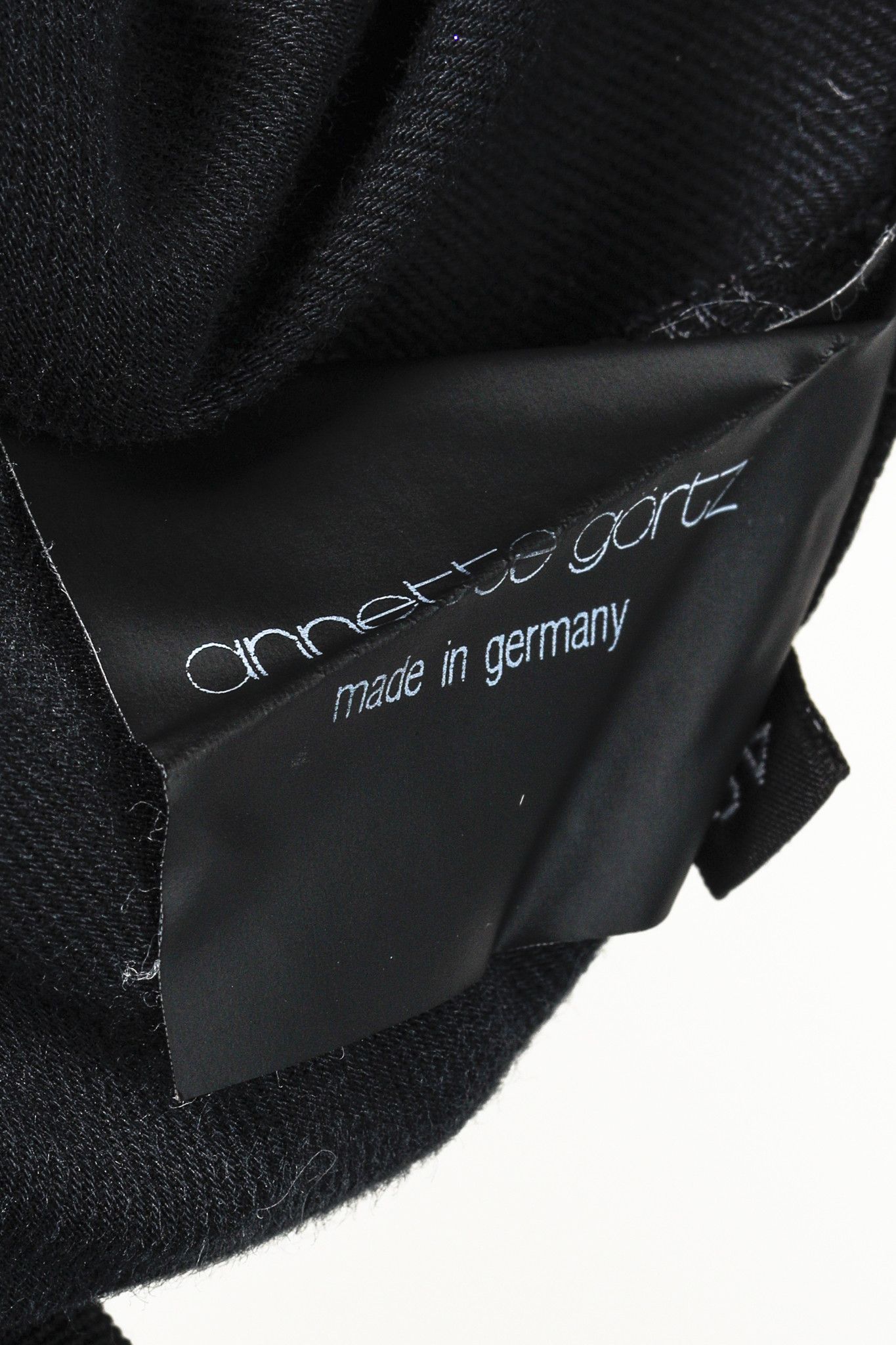 Annette Gortz Annette Görtz Black Faux Leather Wool Blend Pant Size 31" - 9 Thumbnail