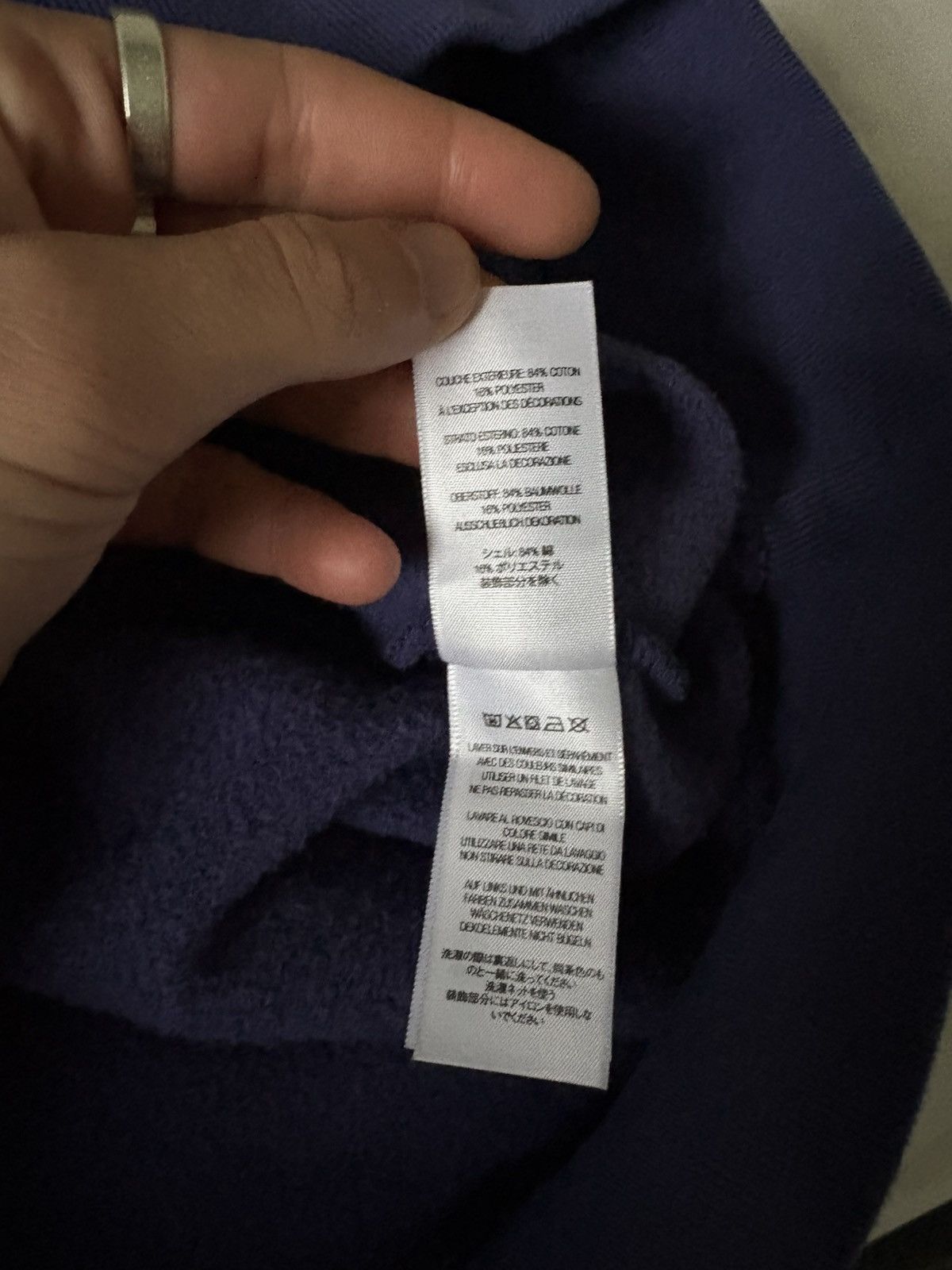 Supreme Dark blue Supreme hoodie Size US S / EU 44-46 / 1 - 7 Thumbnail