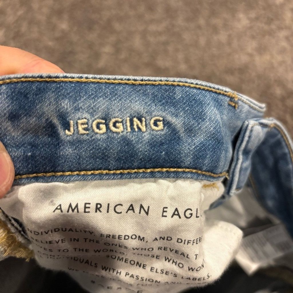 American Eagle Outfitters American Eagle Outfitters Light Blue Jegging Jeans Size 27" / US 4 / IT 40 - 6 Thumbnail