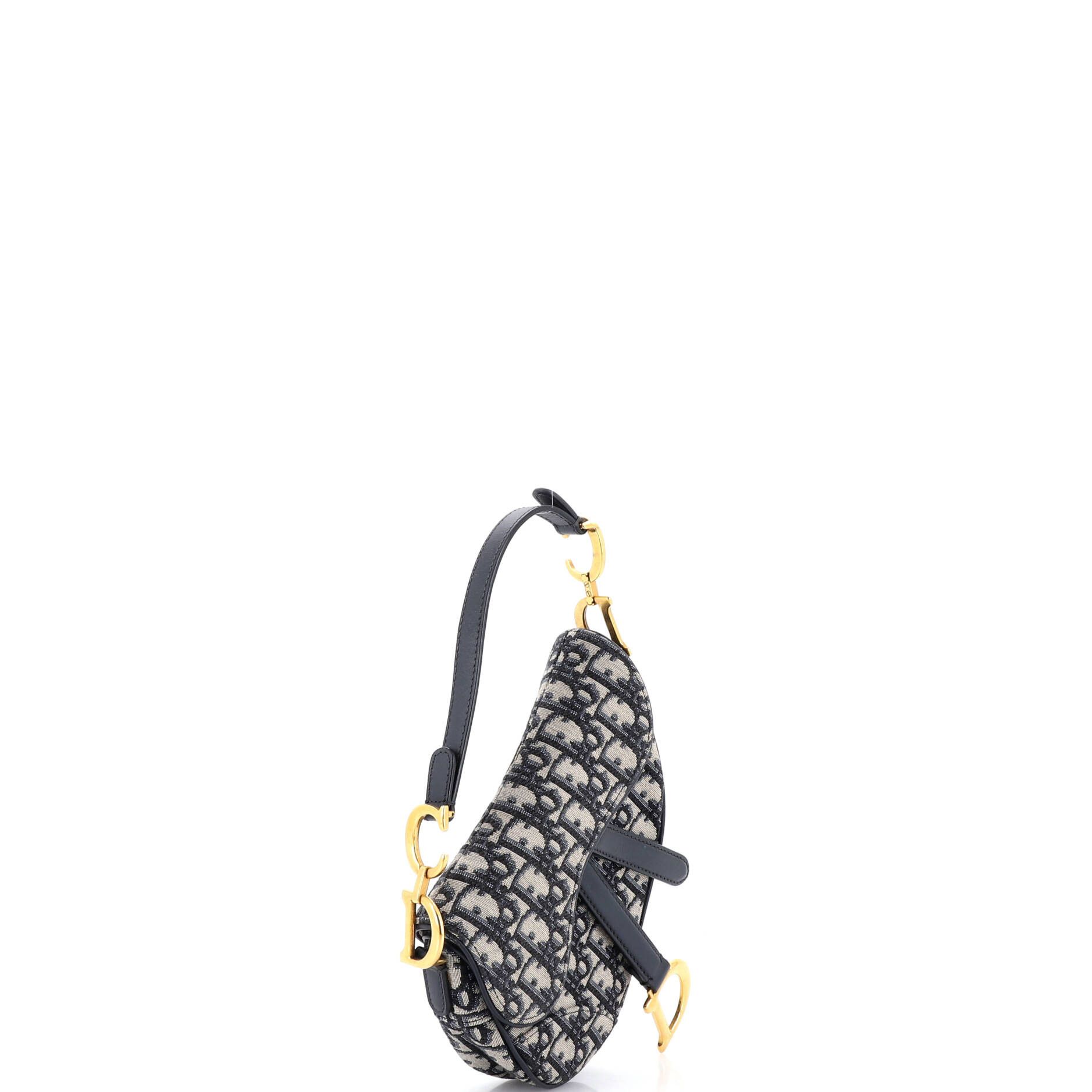 Dior Saddle Handbag Oblique Canvas Mini Size ONE SIZE - 1 Thumbnail