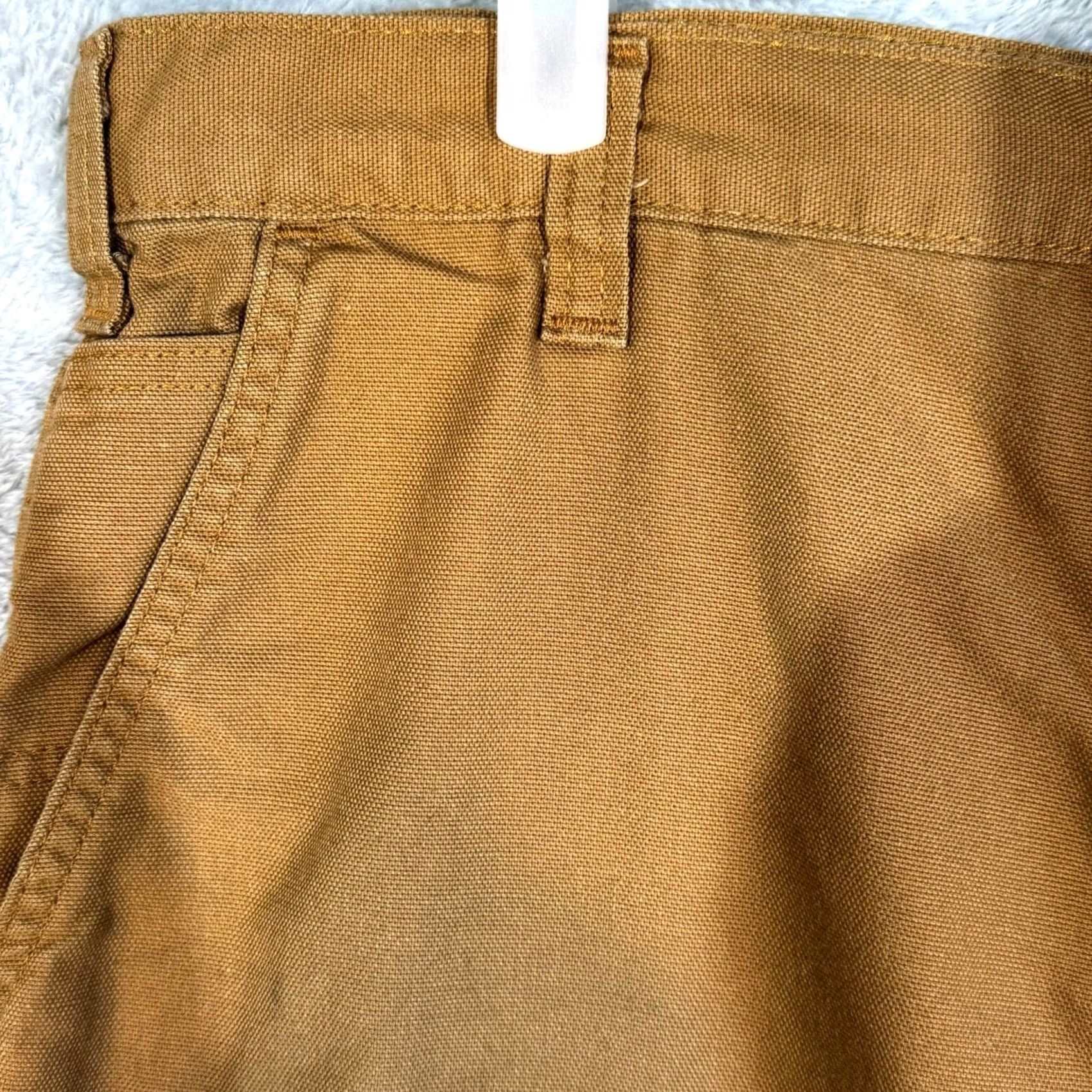 Carhartt Carhartt Carpenter Jeans Men’s 34 x 36 Brown Cotton Dungaree Fit Straight Leg Jeans Size US 34 / EU 50 - 3 Thumbnail