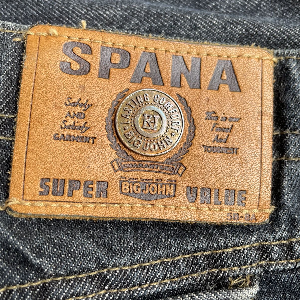 Big John 🔥Vintage Big John Spana Edition Regular Loose Denim Jeans Size US 38 / EU 54 - 10 Thumbnail