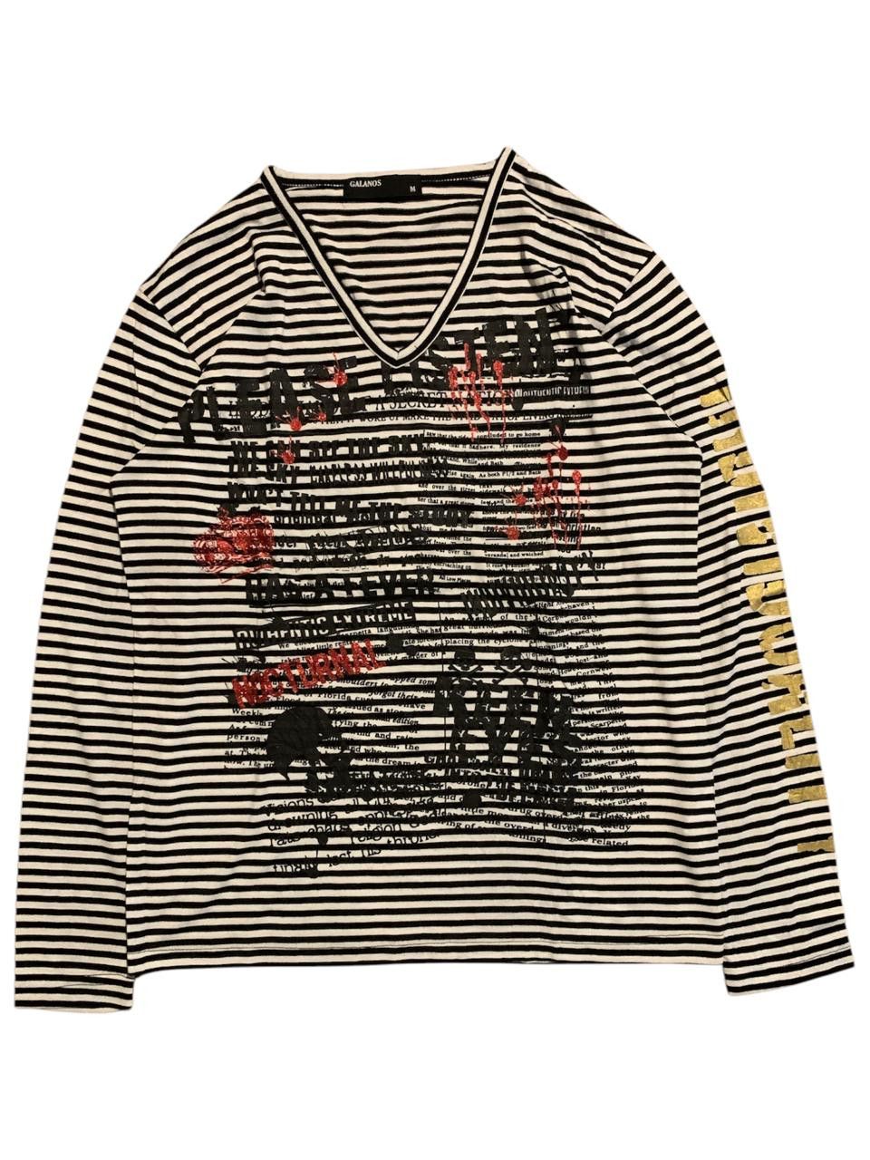 If Six Was Nine Sold • 2000s Galanos - japanese poem long sleeve grunge Size US M / EU 48-50 / 2 - 1 Thumbnail