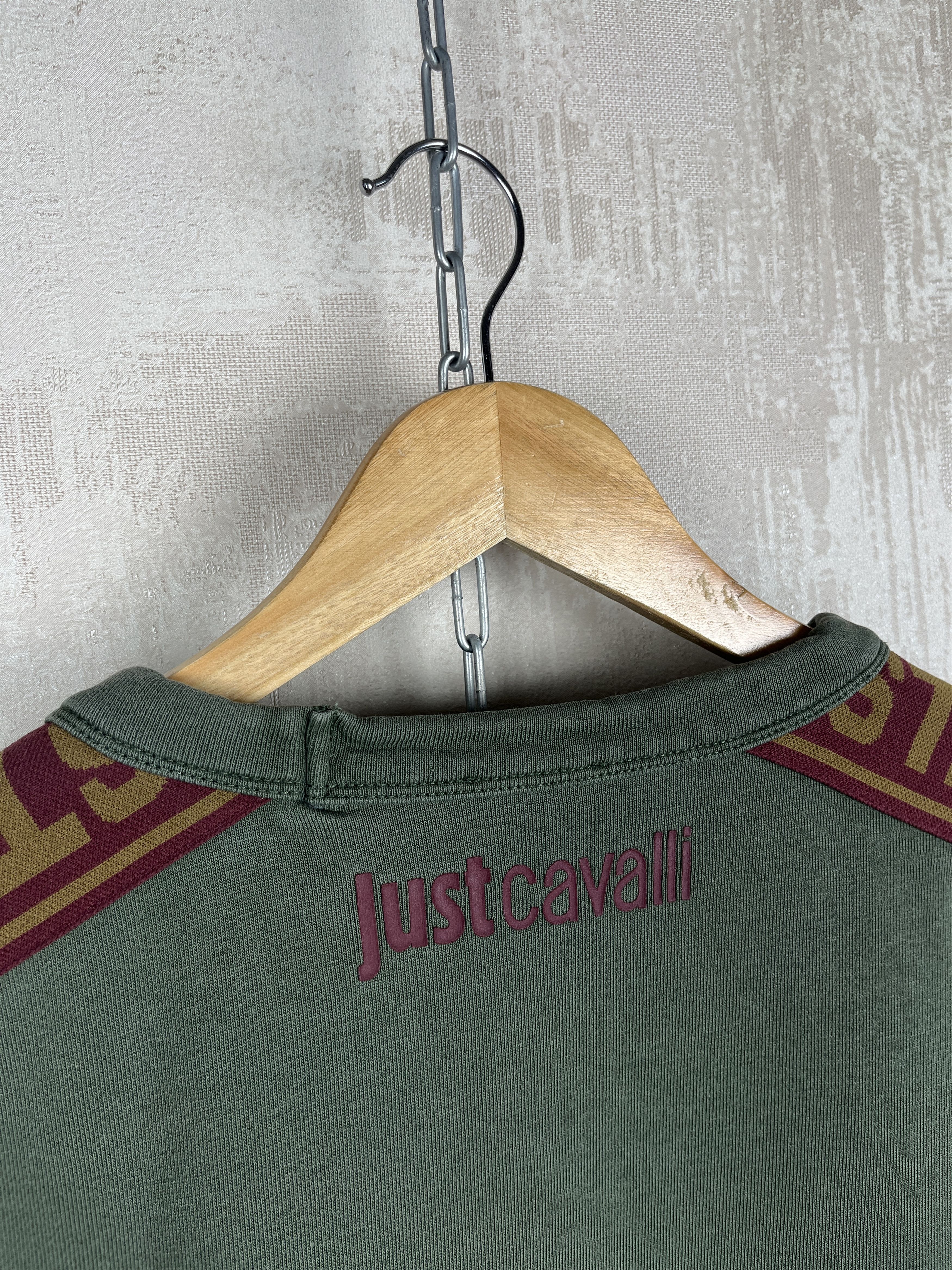 Just Cavalli Just Cavalli Tape Sleeve Sweatshirt Crew Neck Size US L / EU 52-54 / 3 - 17 Thumbnail