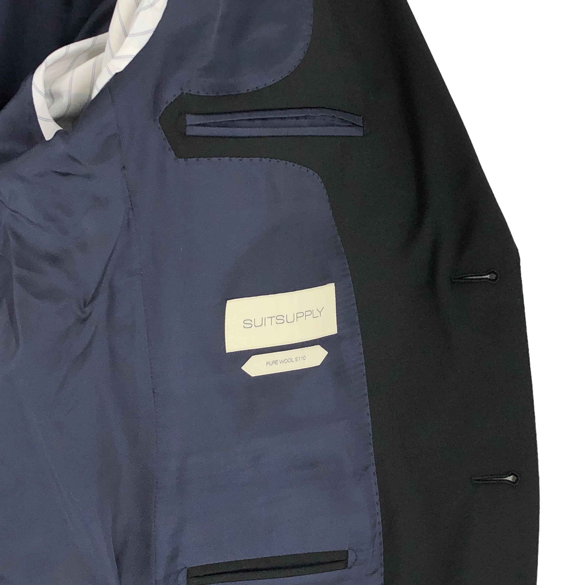 Suitsupply Napoli Single Breasted Wool Blazer Size EU:50; UK:40; US:40R Size 40R - 7 Thumbnail