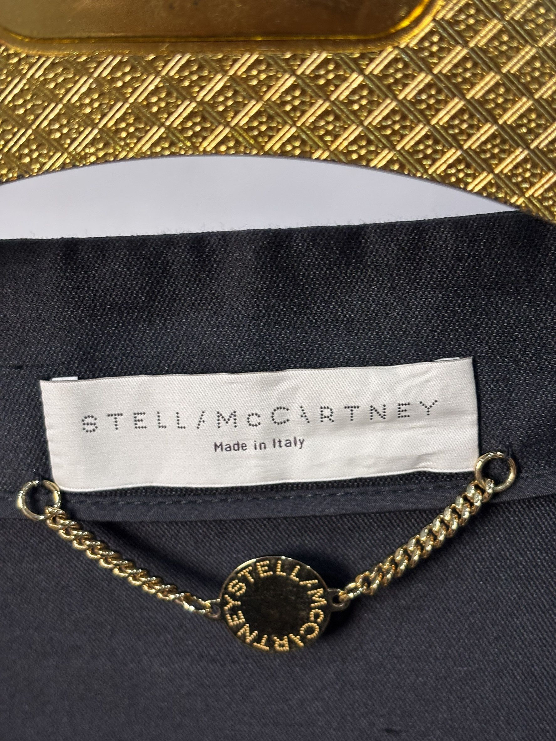Stella McCartney Stella McCartney Black Lace Tailored Jacket Size L / US 10 / IT 46 - 2 Thumbnail