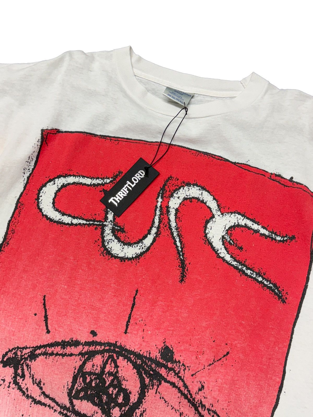 Band Tees × Designer × Vintage 1992 The Cure “Wish Tour” Band T-Shirt Size US XXL / EU 58 / 5 - 1 Thumbnail