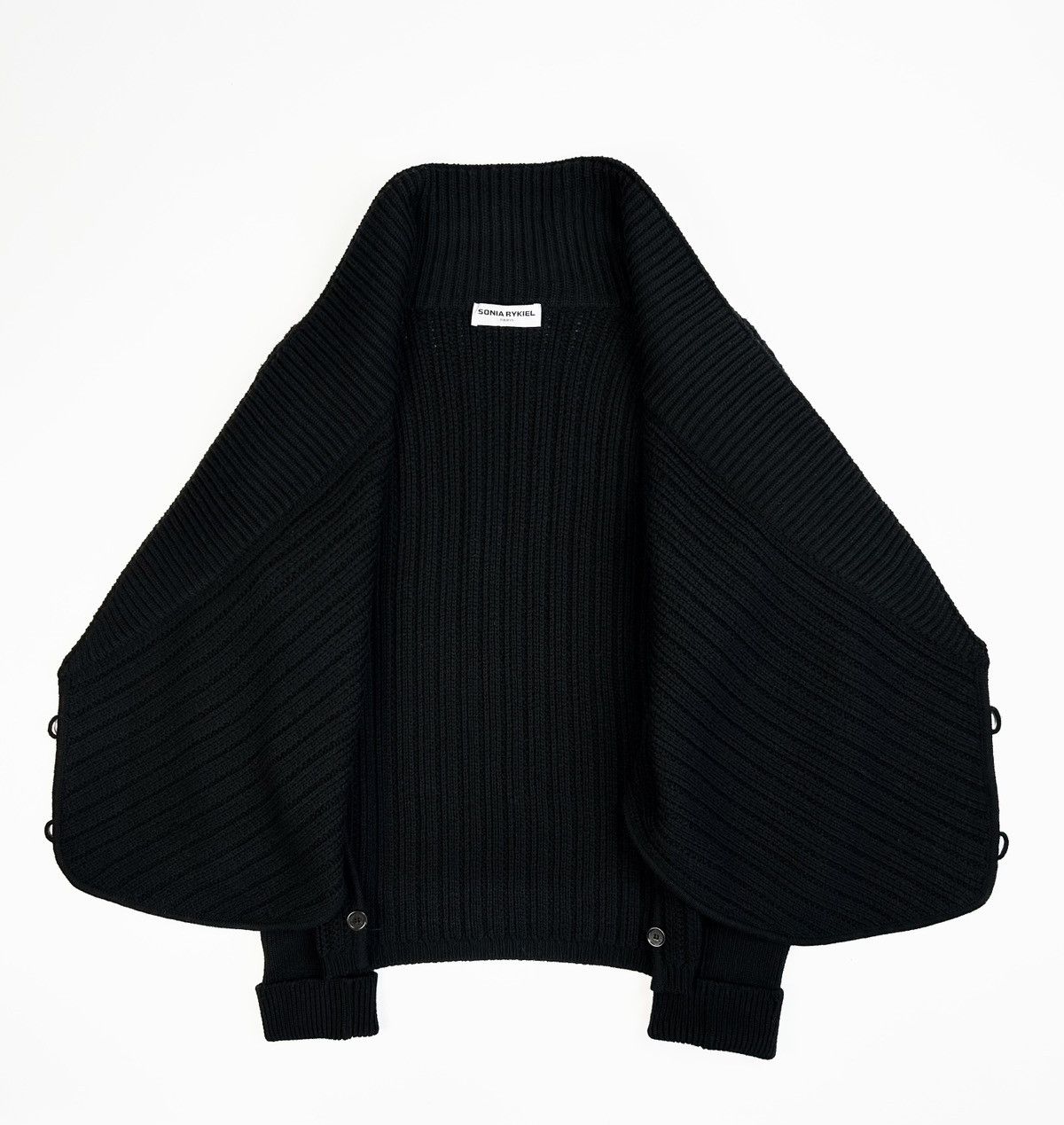 Sonia Rykiel × Vintage Luxury Sonia Rykiel Knitted Cardigan Sweater Vintage Size L / US 10 / IT 46 - 3 Thumbnail