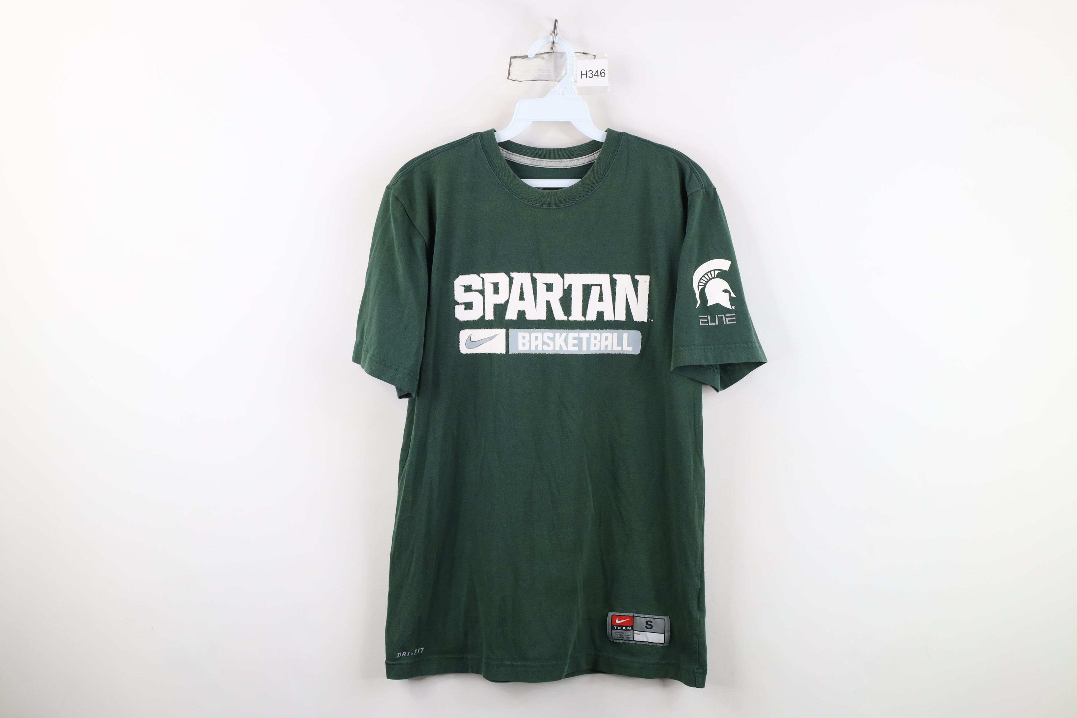 Nike Nike Elite State University Basketball T-Shirt Green Size US S / EU 44-46 / 1 - 1 Thumbnail