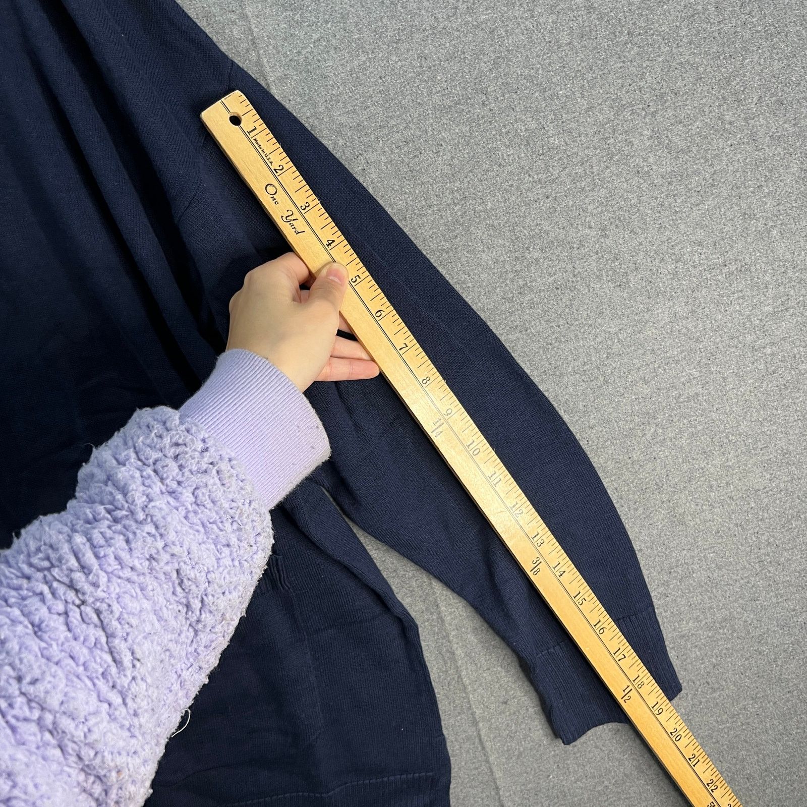 Isaac Mizrahi Isaac Mizrahi Live! Pullover Sweater with Pockets Dark Size XL / US 12-14 / IT 48-50 - 5 Thumbnail