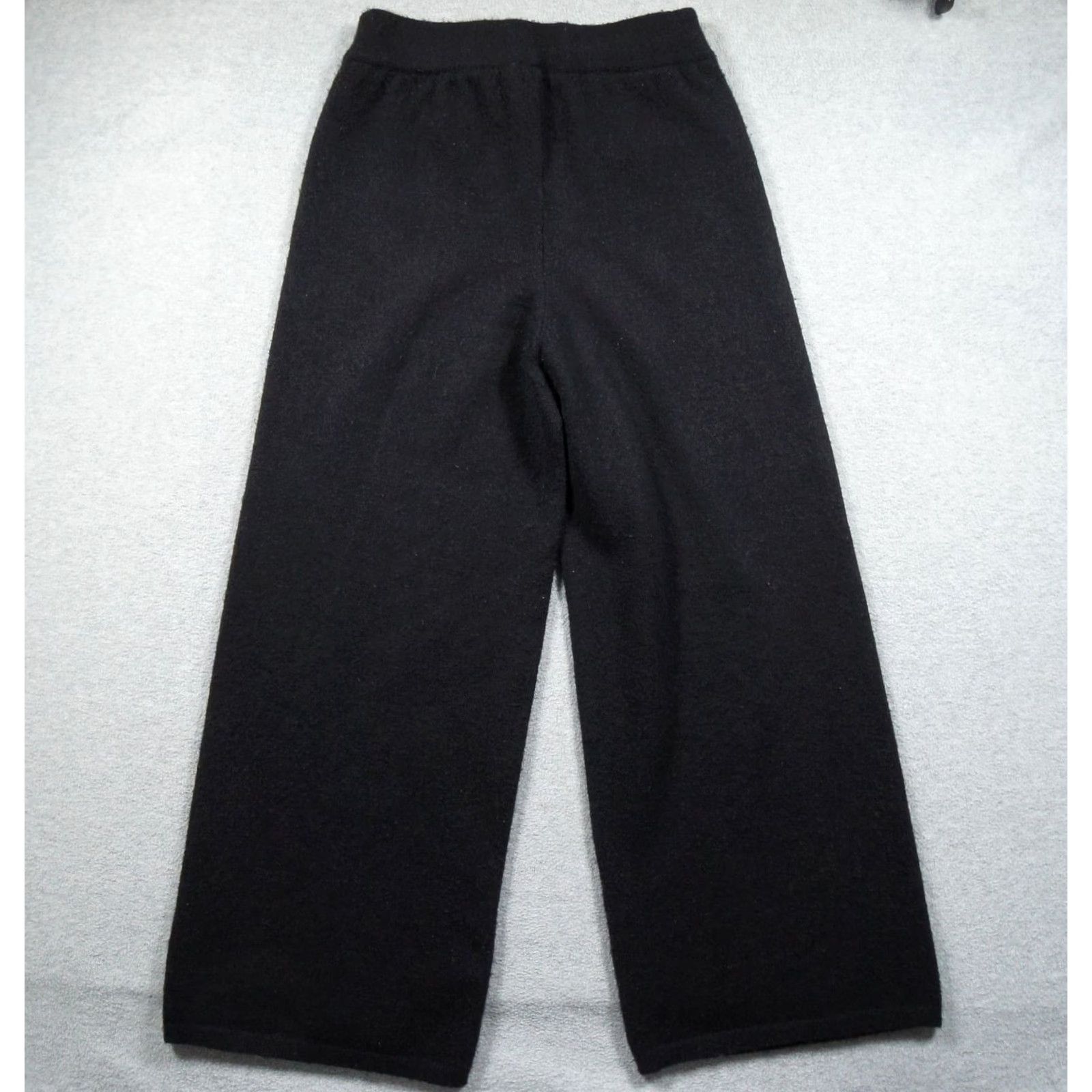 Lululemon Jenni Kayne Pants Womens XS Black Wide Leg Knit Pull On Casual Ladies Size 26" / US 2 / IT 38 - 5 Thumbnail