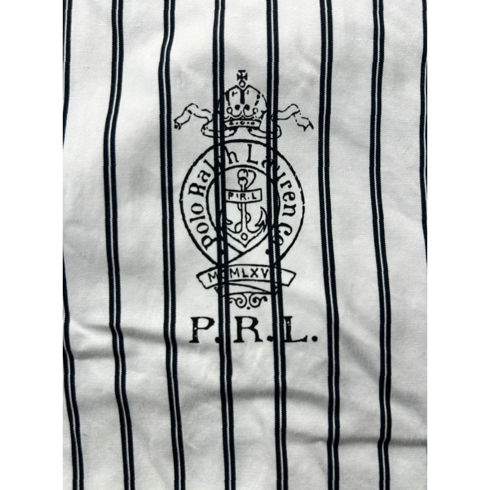 Polo Ralph Lauren Polo Ralph Lauren Shirt Mens XL Nautical White Striped Button-Down Collar Crew Crest Details Shirt Size US XL / EU 56 / 4 - 5 Thumbnail