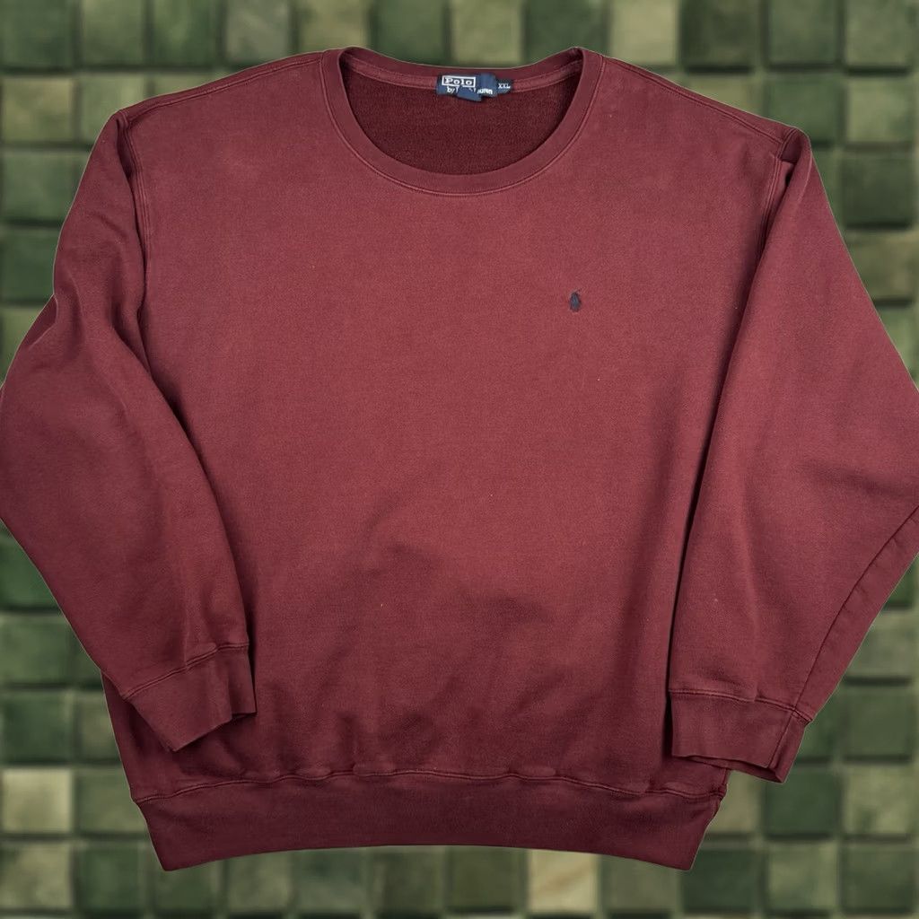 Polo Ralph Lauren VINTAGE Polo Ralph Lauren Sweatshirt Crewneck Pullover 2XL Red Pony Logo 90s Mens Shirt Size US XXL / EU 58 / 5 - 1 Thumbnail