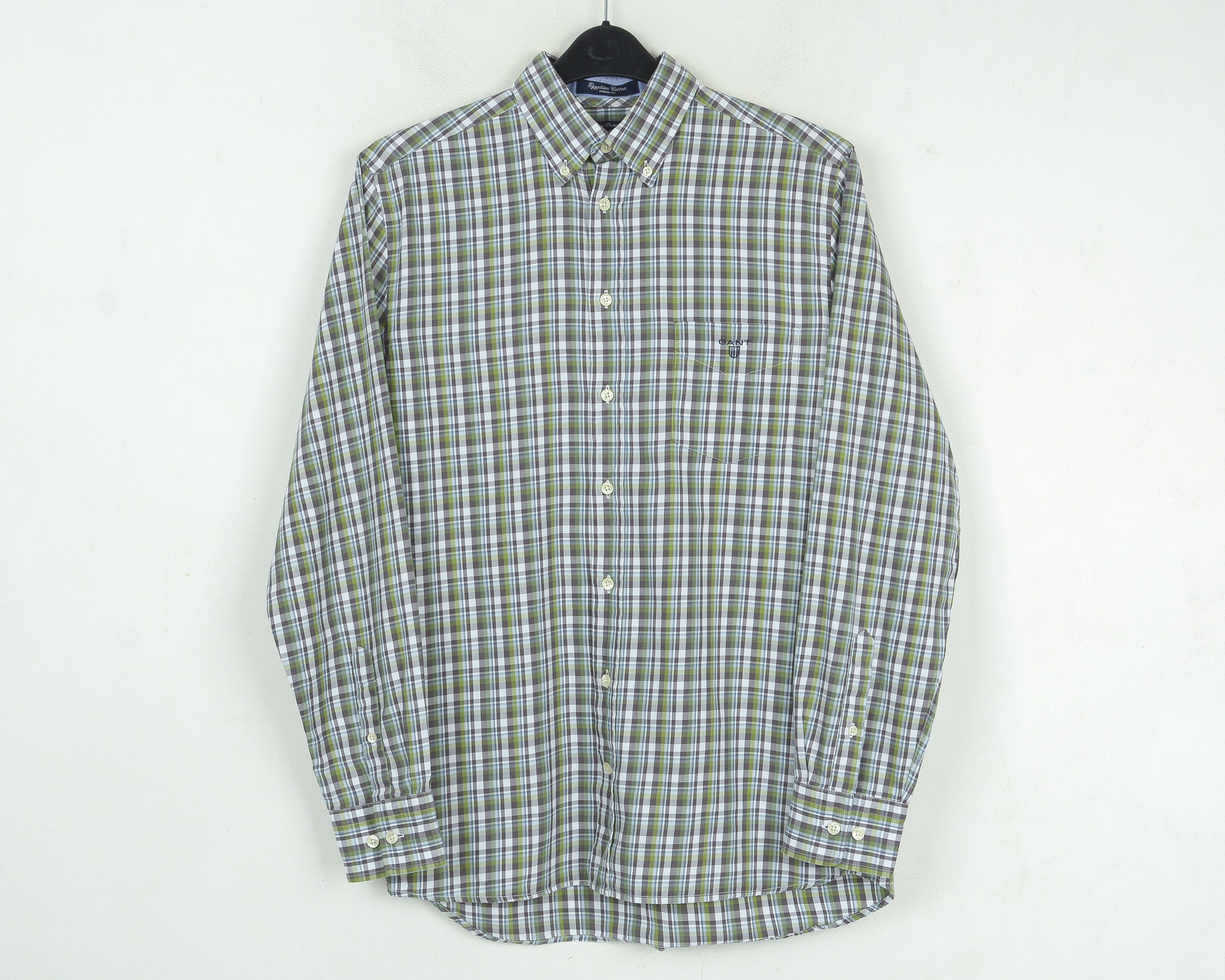 Gant GANT Egyptian Cotton Formal Shirt Casual Checked Tartan Size US M / EU 48-50 / 2 - 1 Thumbnail