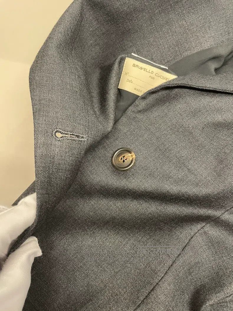 Brunello Cucinelli Brunello Cucinelli Grey New Wool Suit Size XXS / US 00 / IT 34 - 7 Thumbnail