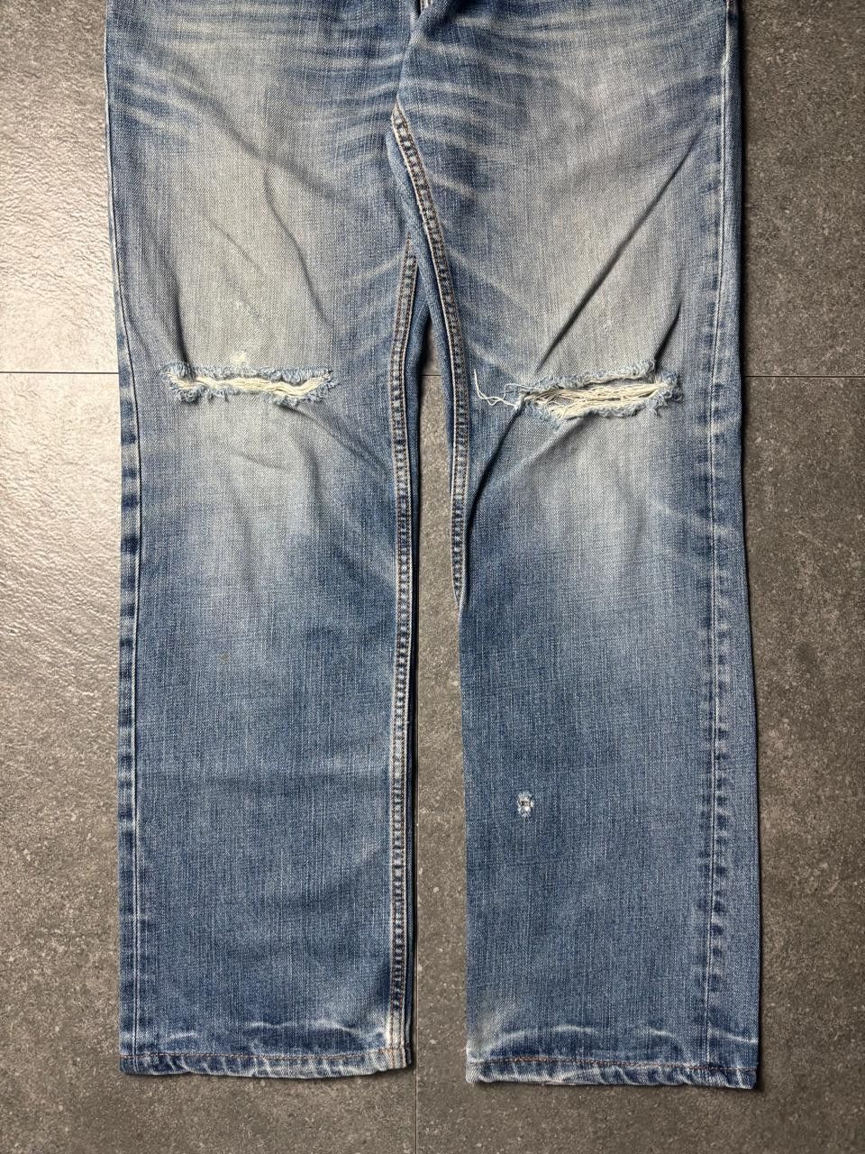 PPFM 2000s PPFM Snake Skin Pocket Distressed Jeans Size US 34 / EU 50 - 14 Thumbnail