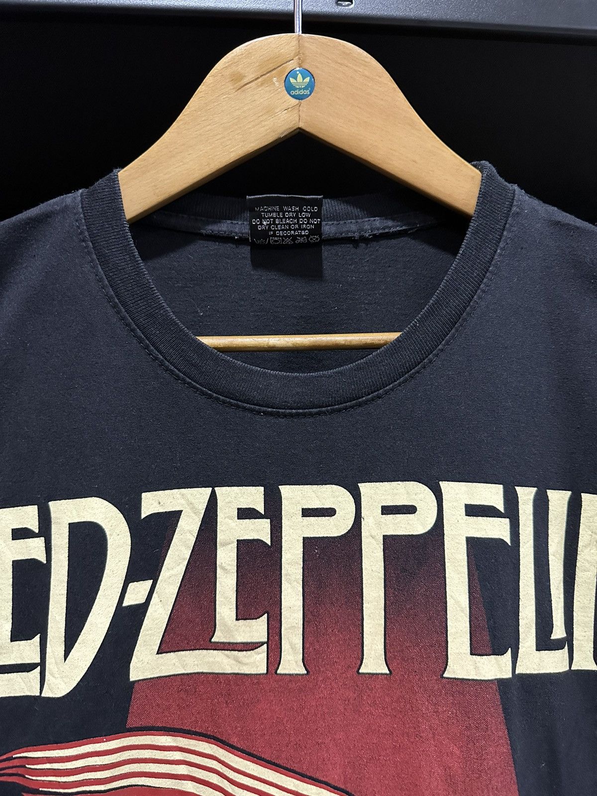 Band Tees × Vintage Vintage Led Zeppelin Mothership Faded Tee Size US L / EU 52-54 / 3 - 5 Thumbnail