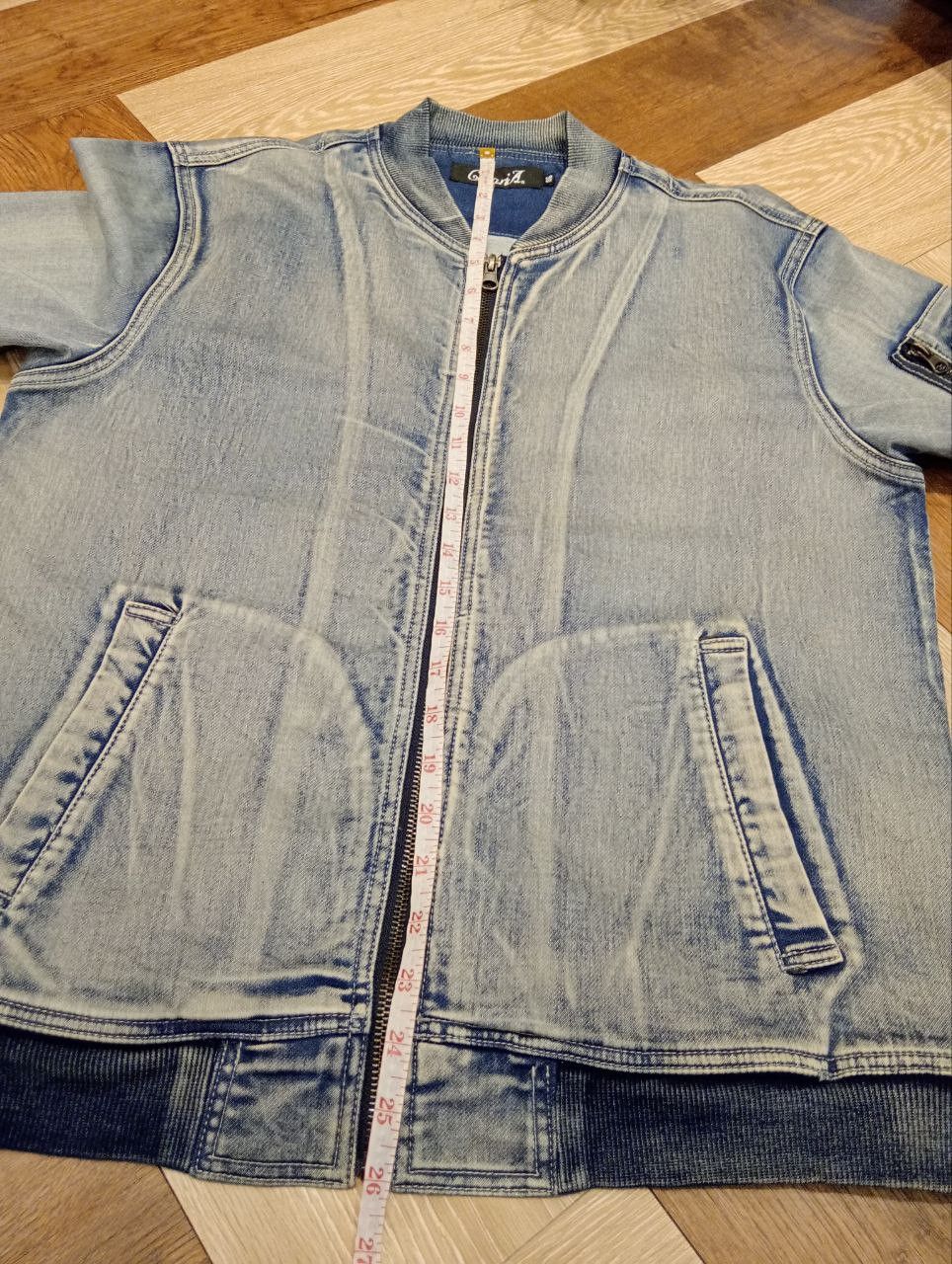 Japanese Brand CAVARIA JAPAN WASHED DENIM BOMBER JACKET - SIZE 46 Size US M / EU 48-50 / 2 - 11 Thumbnail