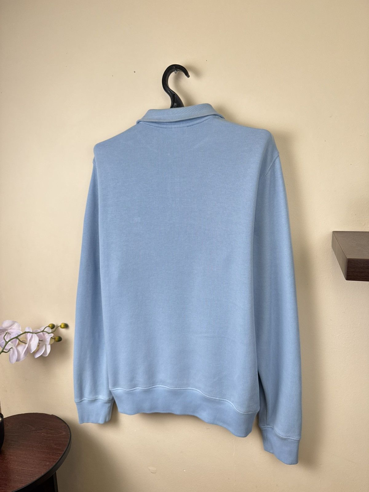 Lacoste Lacoste Sweater Men 1/4 Zip Blue Knit L Sweatshirt Luxury Size US L / EU 52-54 / 3 - 22 Thumbnail