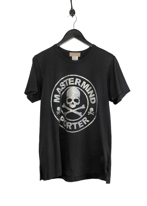 Porter Mastermind Japan X Porter Black Glitter Skull T-shirt | Grailed