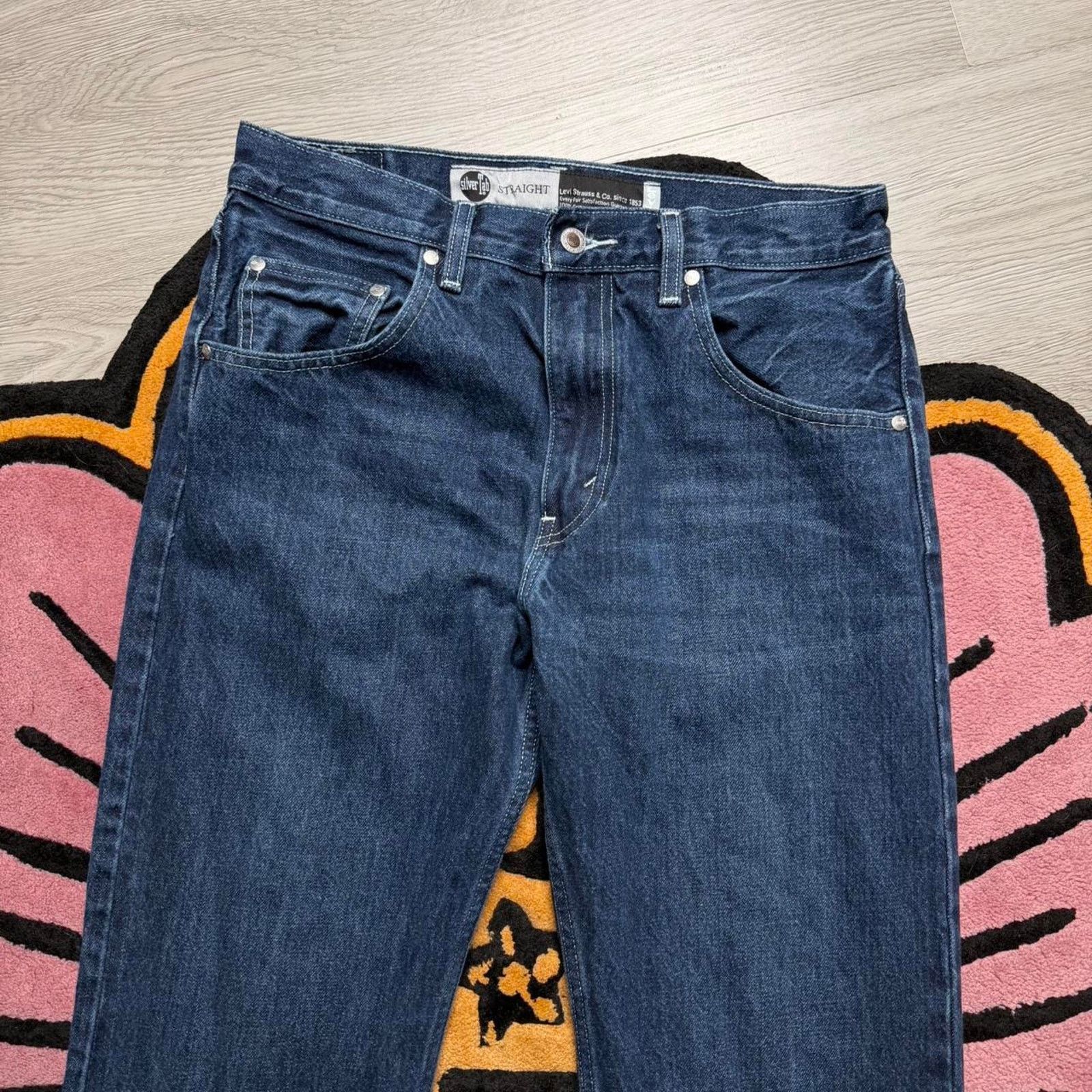 Levi's Levi’s Strauss Silvertab Straight Fit Denim Jeans Size 32x30 Size US 32 / EU 48 - 2 Thumbnail