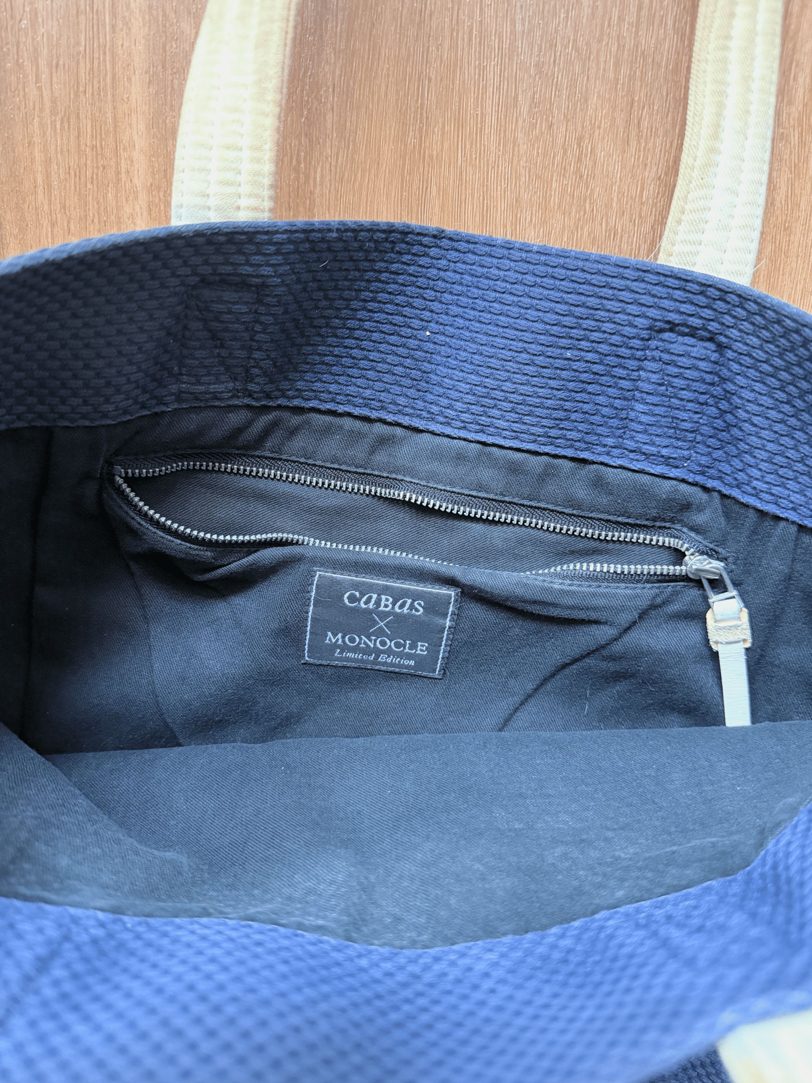 Monocle Cabas Japan x Monocle Navy Sashiko Tote Collab Size ONE SIZE - 3 Thumbnail
